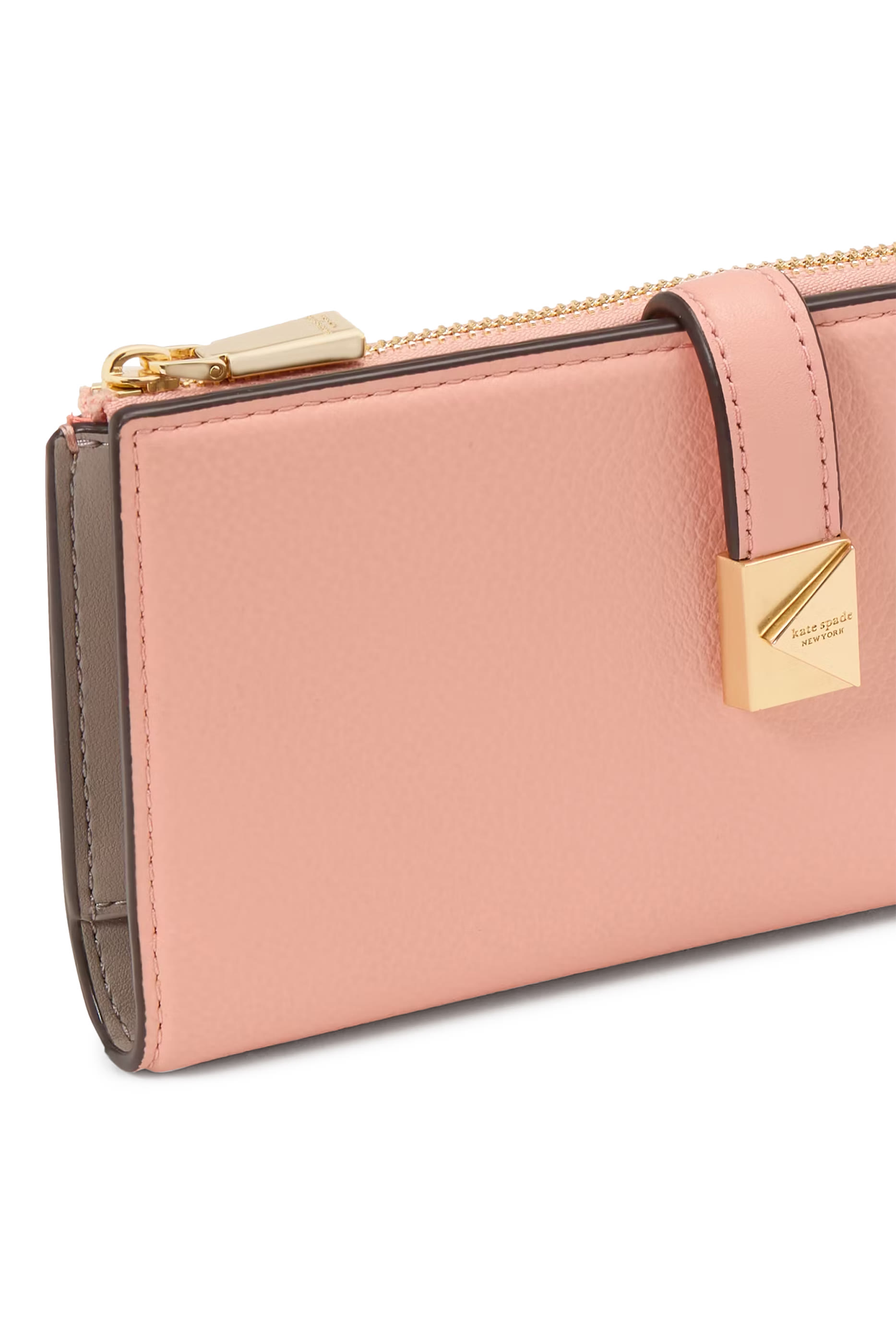 Devin Pebble Leather Zip Wallet