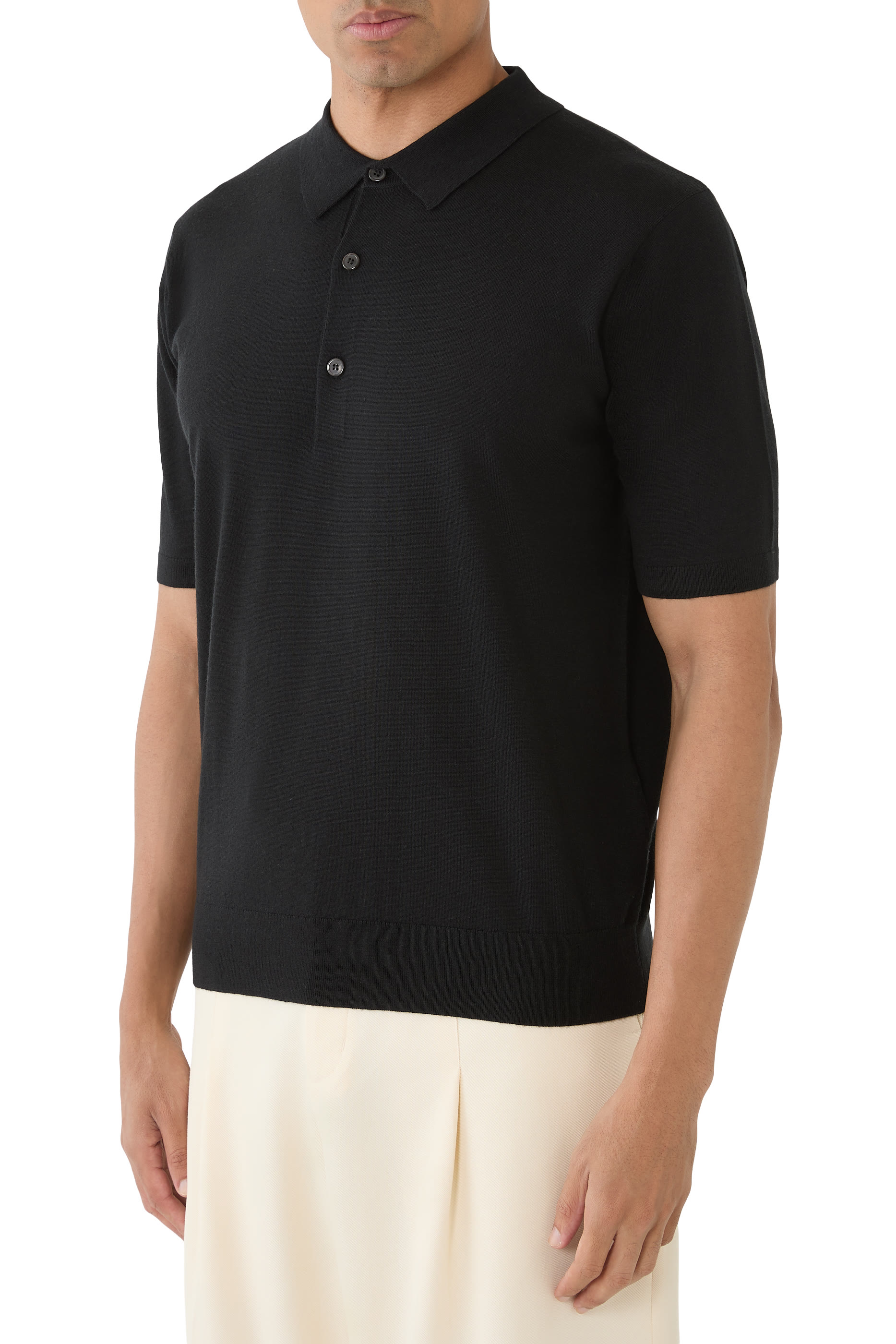 Merino Wool Polo Shirt