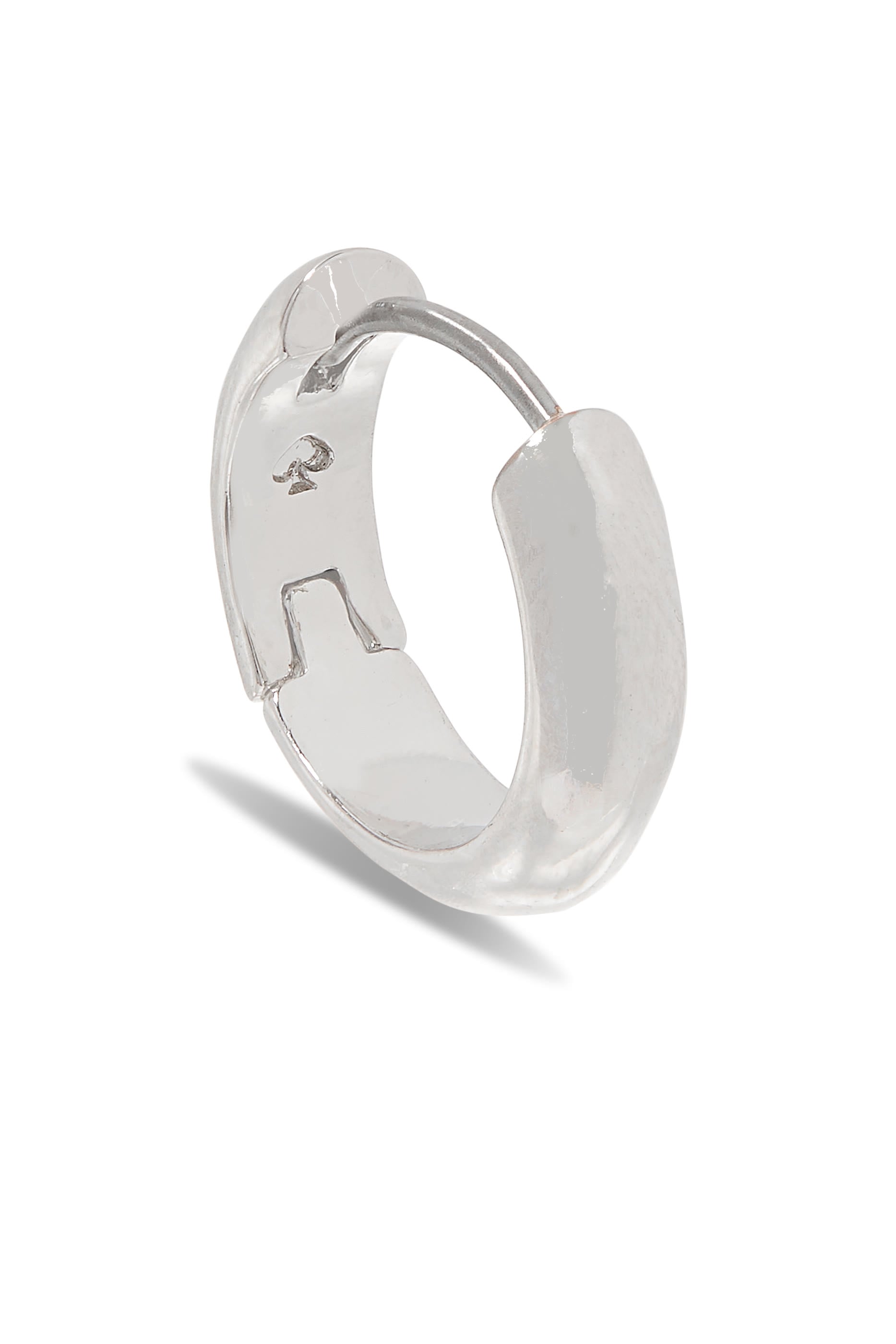 Brilliant Statements Metal Huggies, Plated Metal