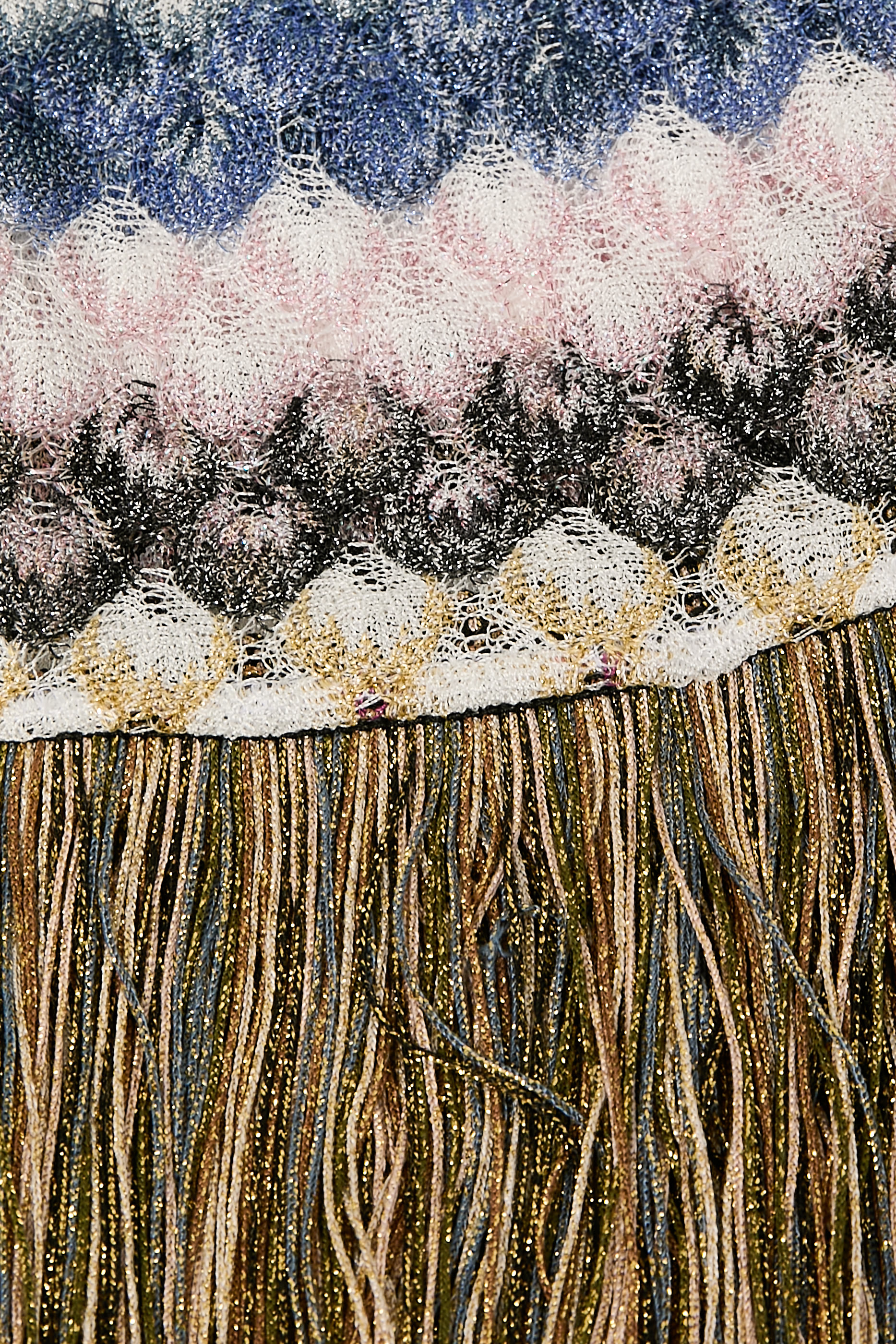  Lace Raschel Fringe Scarf 