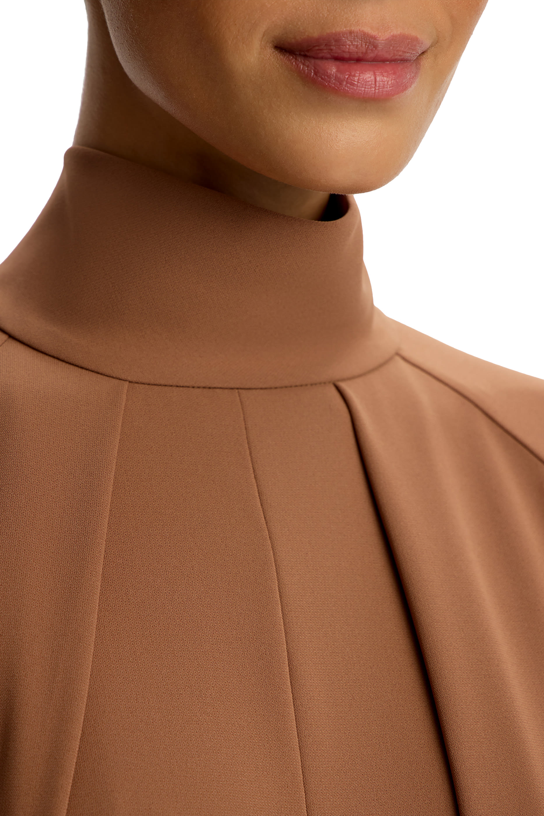 High-Neck Maxi Dress