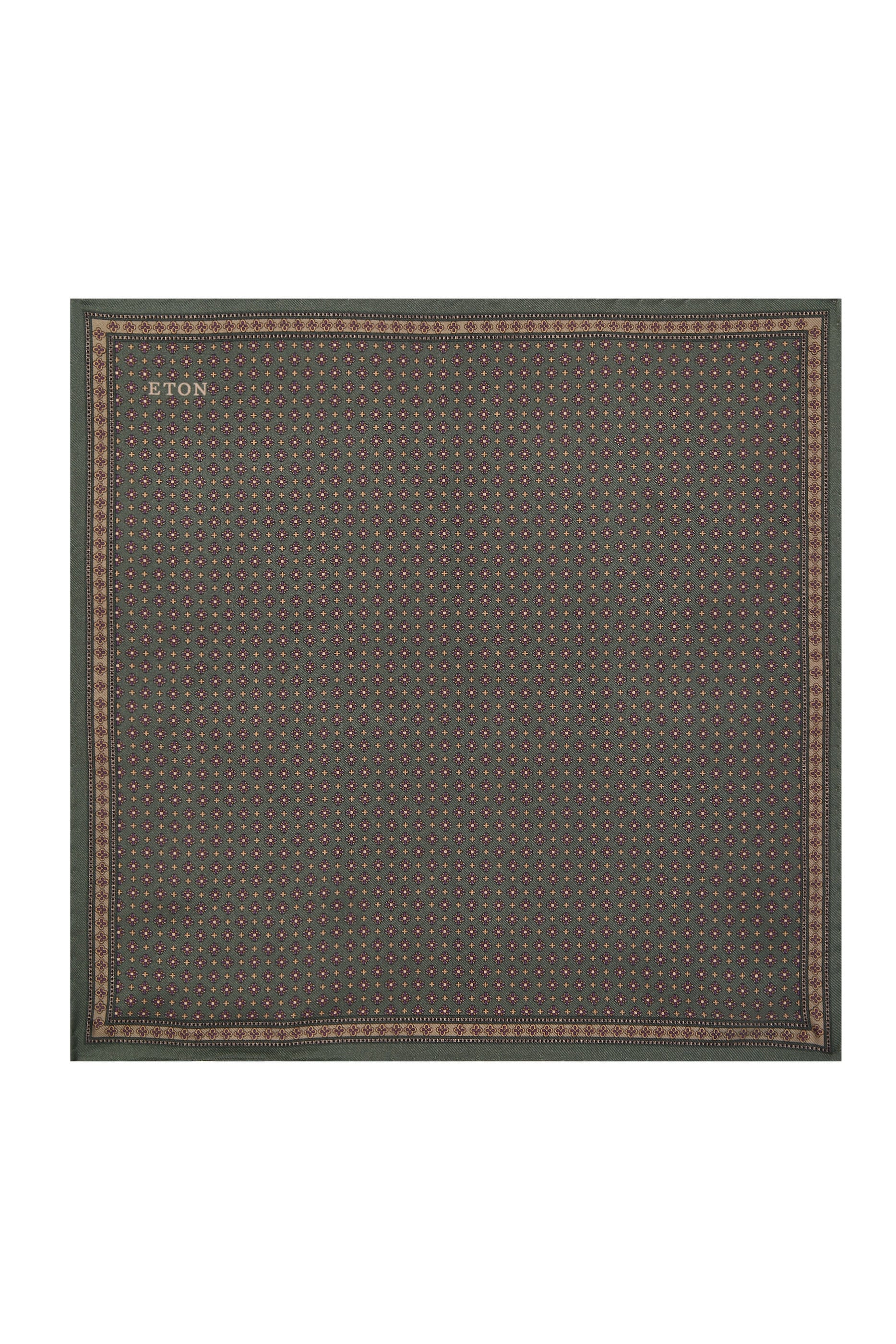 Micro Floral Silk Pocket Square
