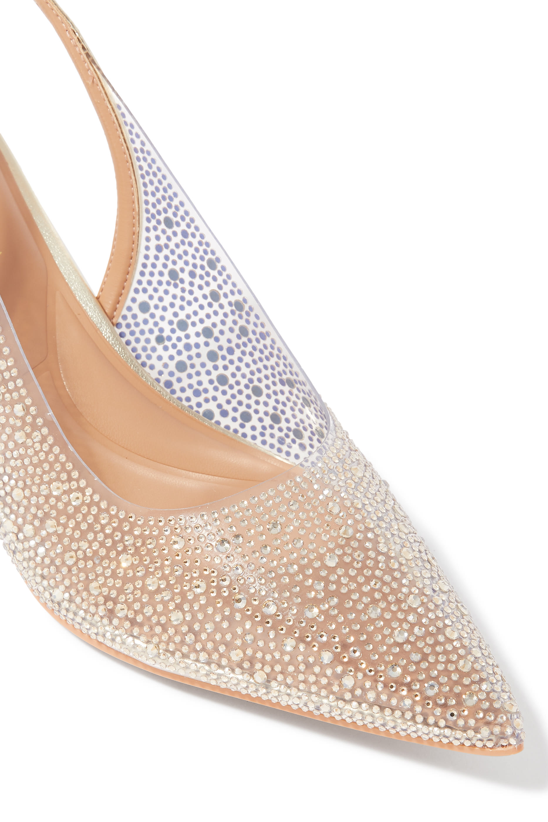 Positano 70 Vinyl Sling Back Heels