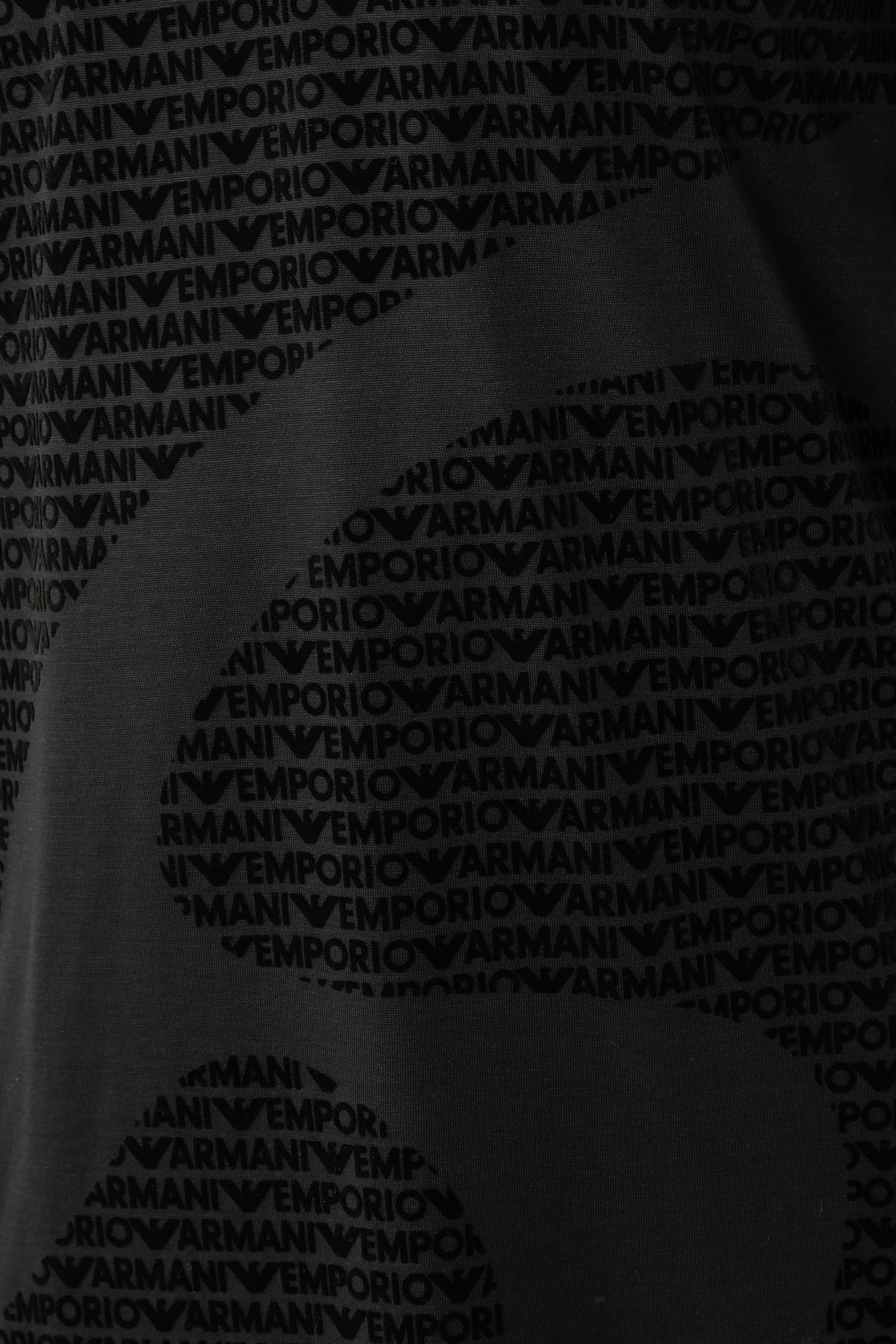  All-Over Flocked Logo T-Shirt 