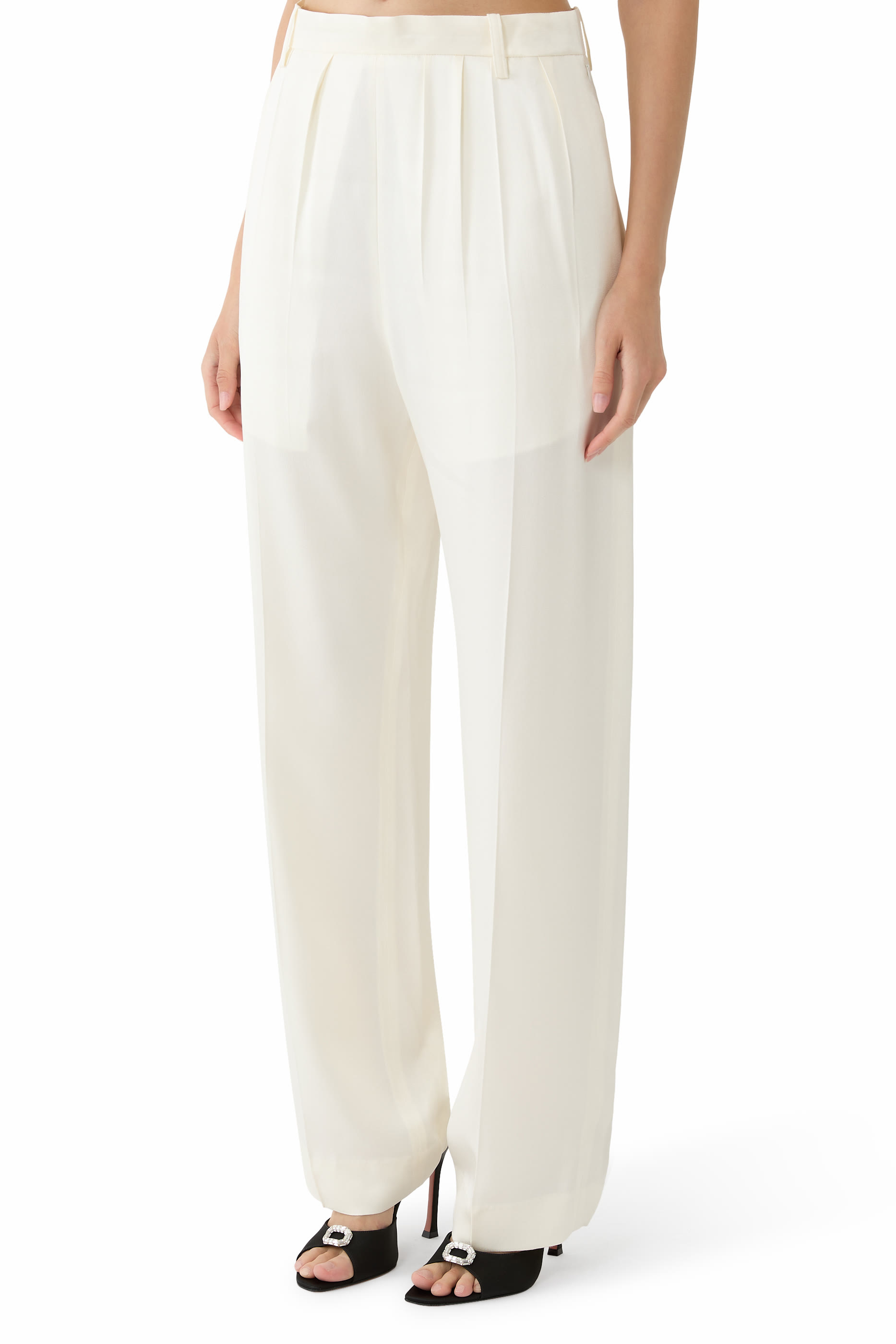 Curved Leg Trousers