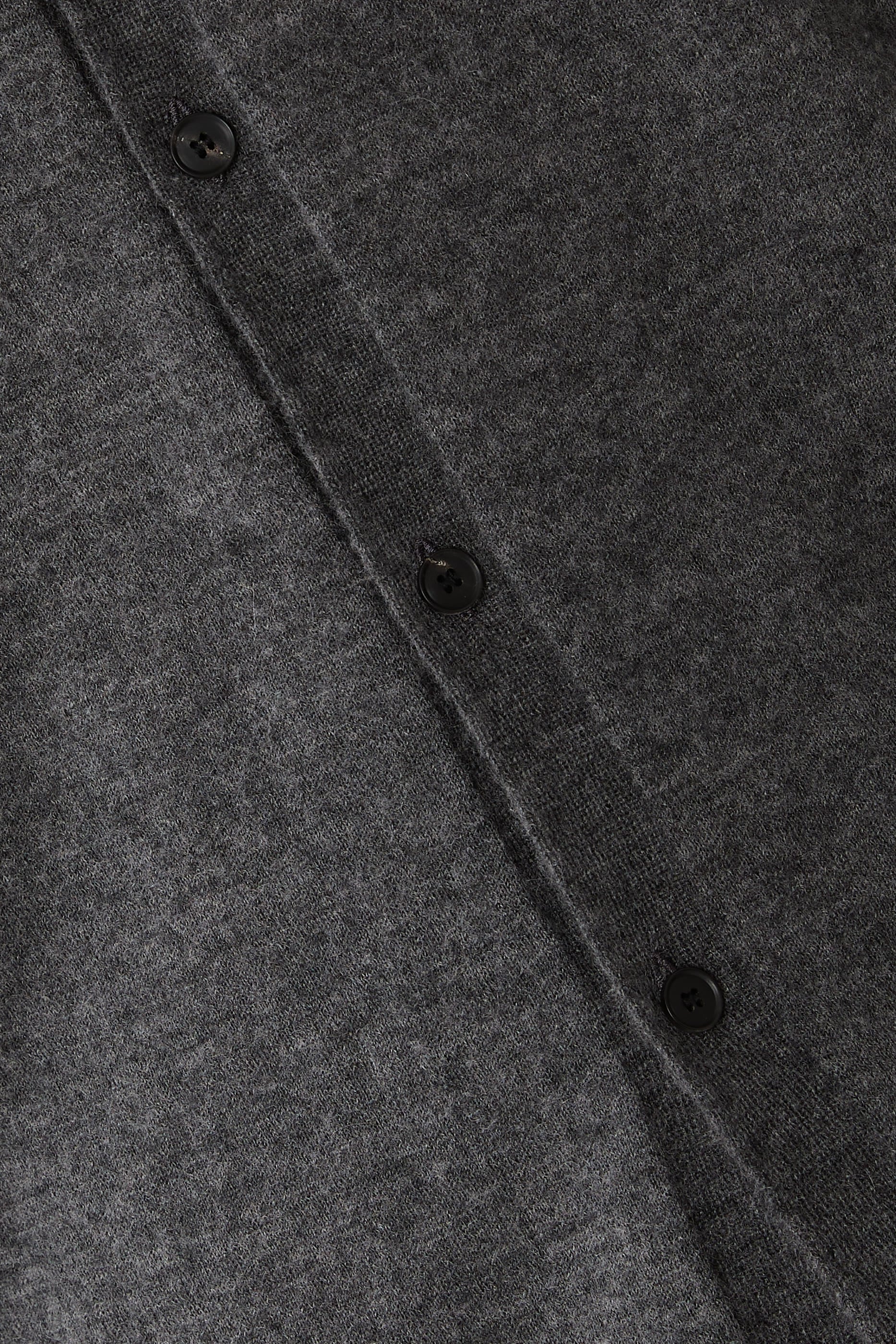 High-Gauge Soft Cashmere Knit Shirt Cardigan