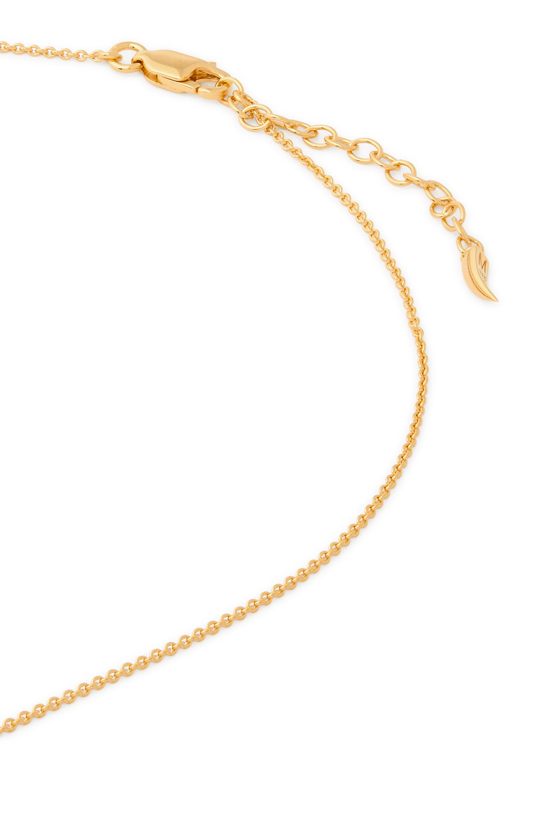  Lunar New Year Horseshoe Pendant Necklace, 18k Recycled Gold Vermeil on Brass