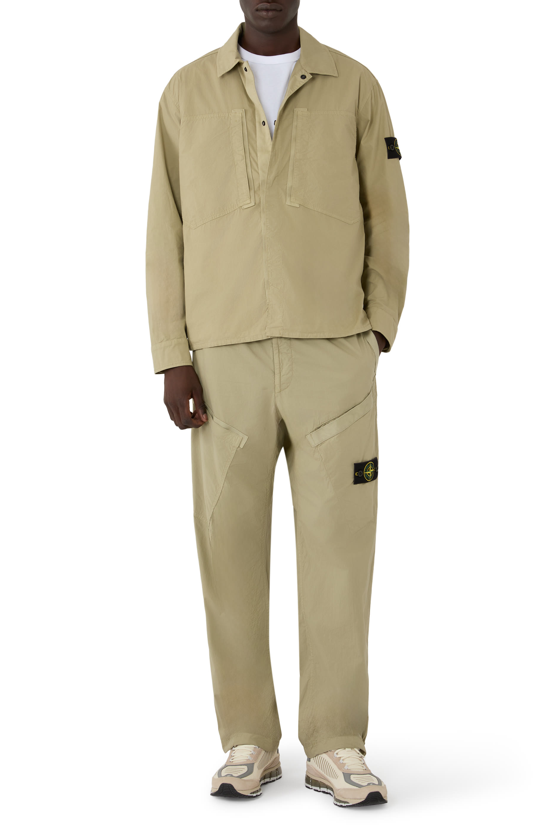 Logo Elastic Drawstring-Waist Pants