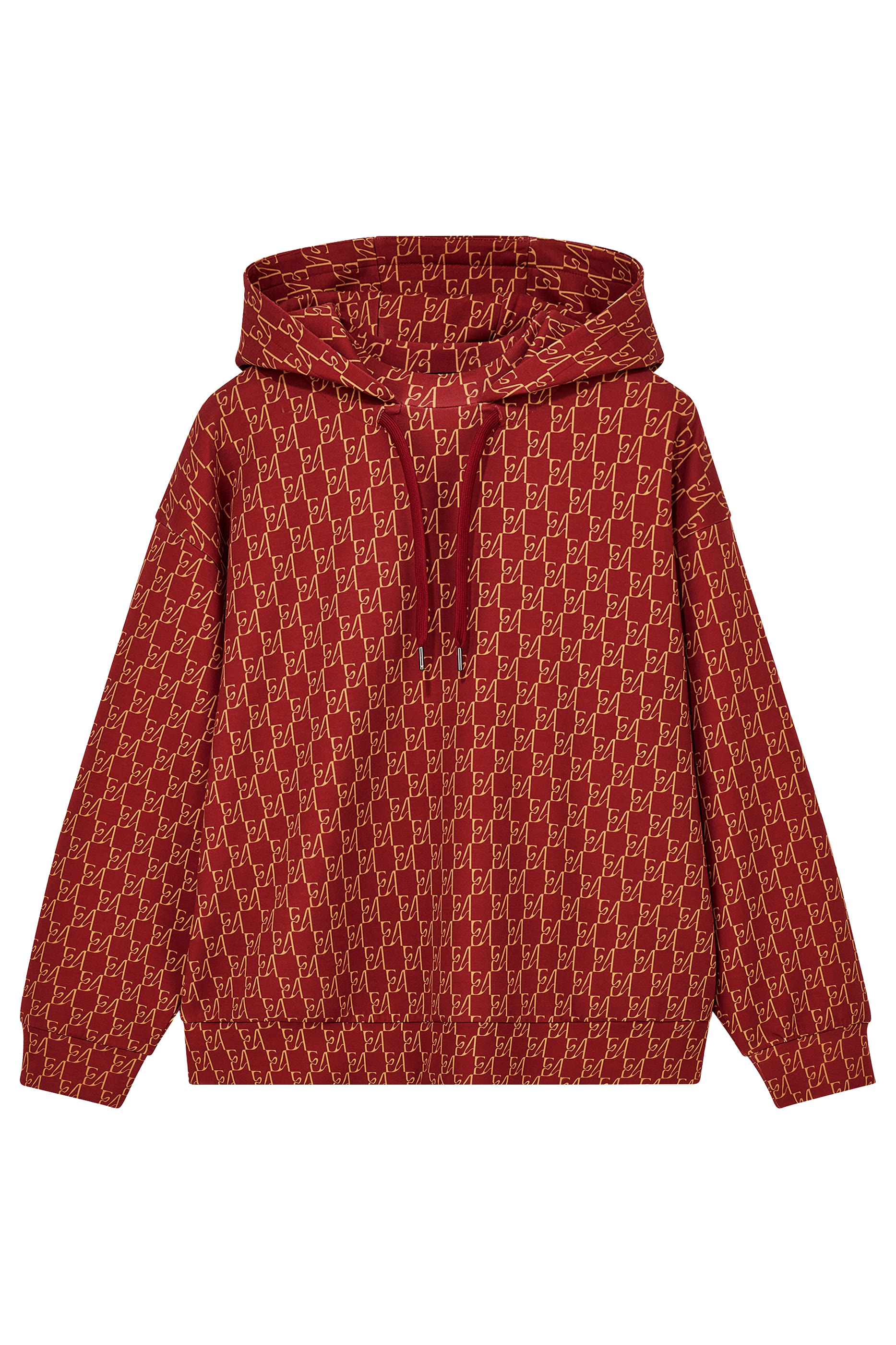 All-Over Logo Print Hoodie 