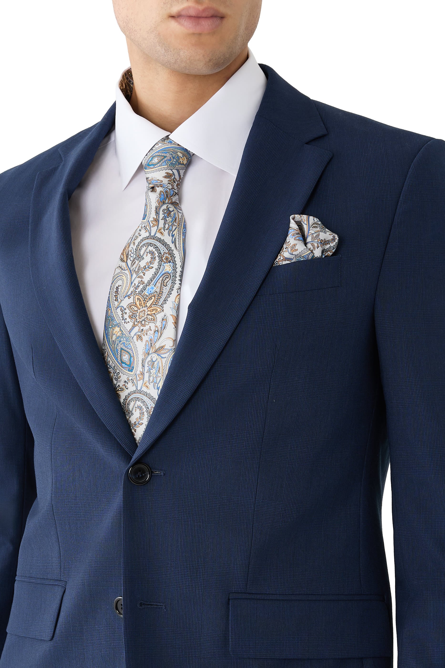 Paisley Print Silk Tie