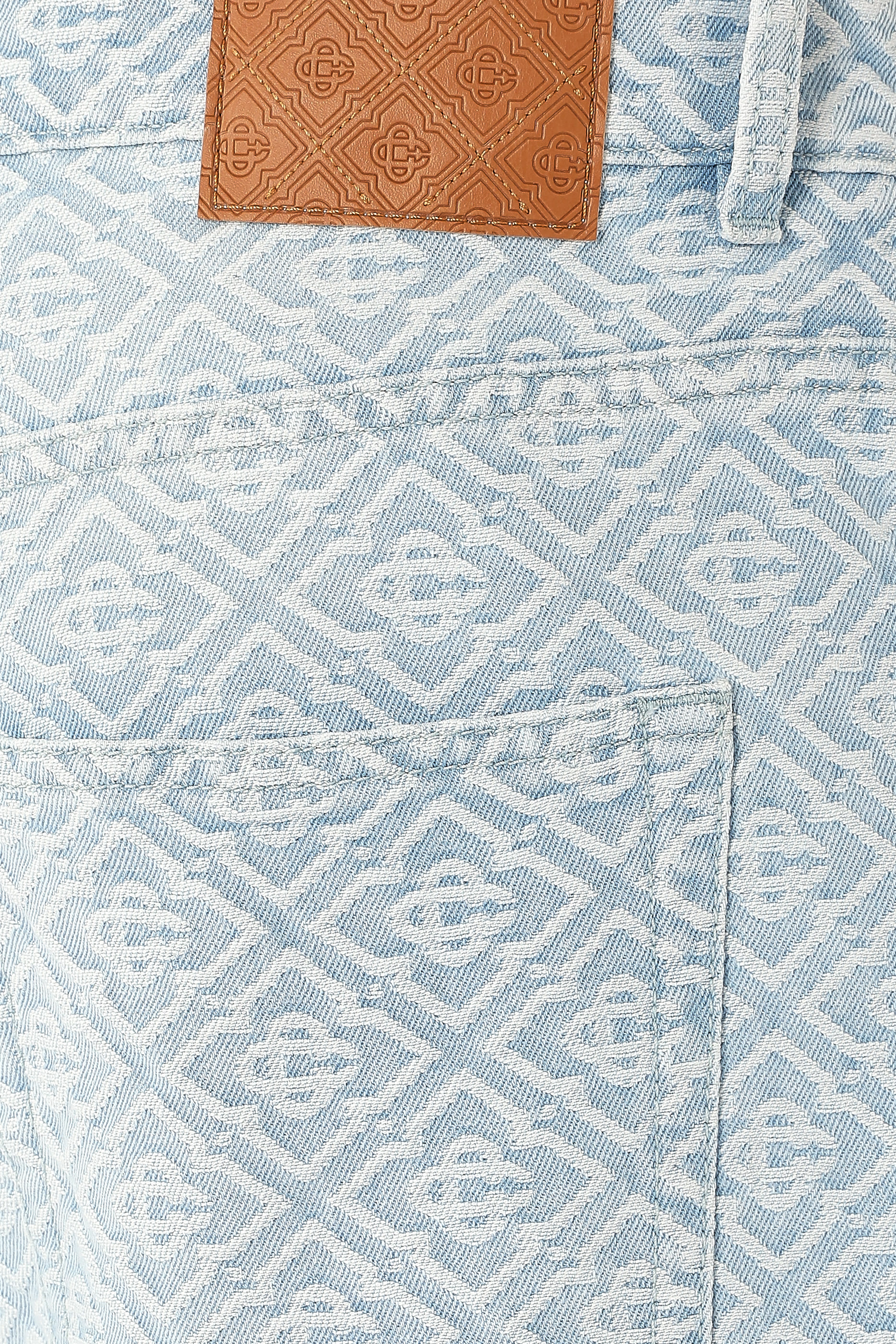 Washed Monogram Jeans