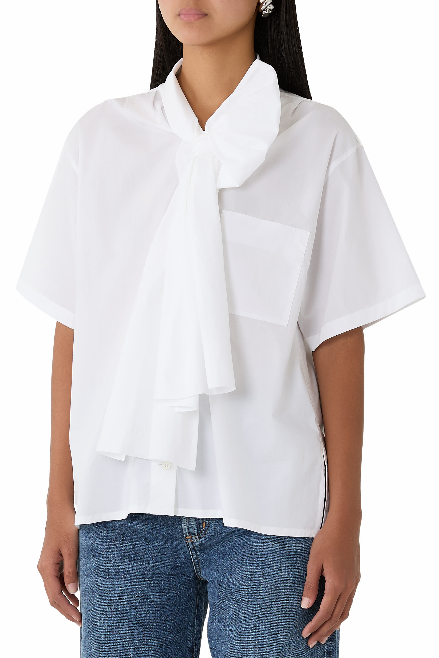 Stretch Cotton Poplin Shirt