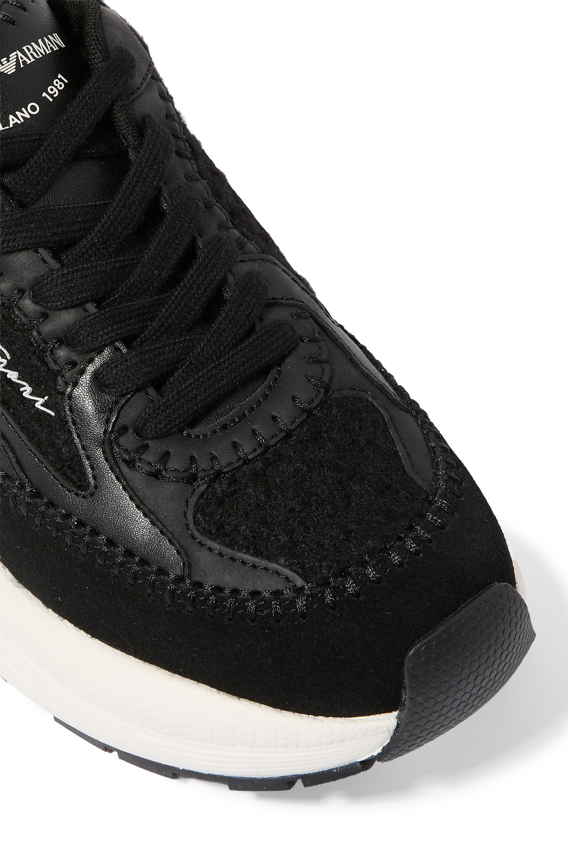 Logo Sneakers in Leather