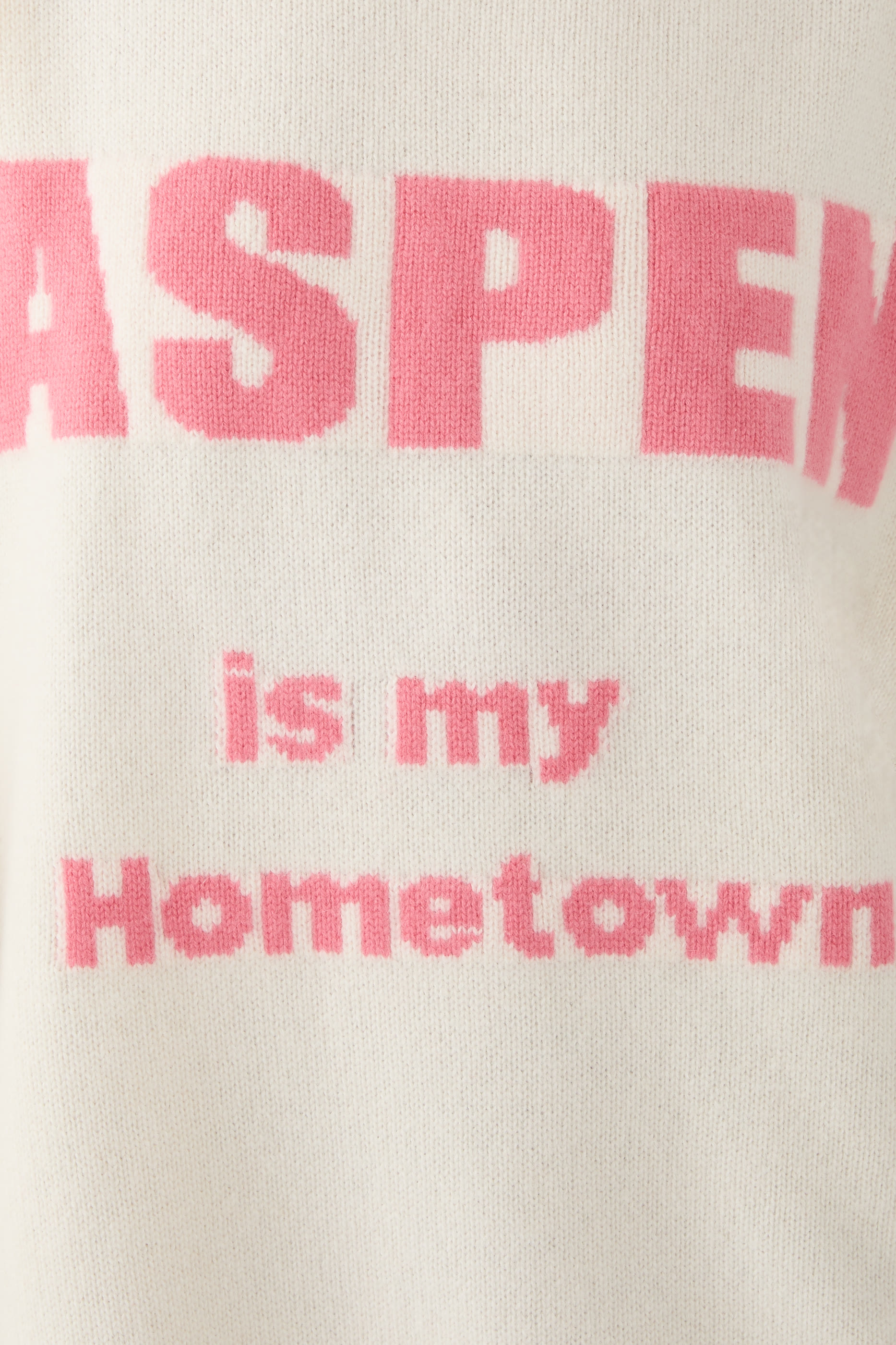  Aspen is My Hometown Knitted Sweater