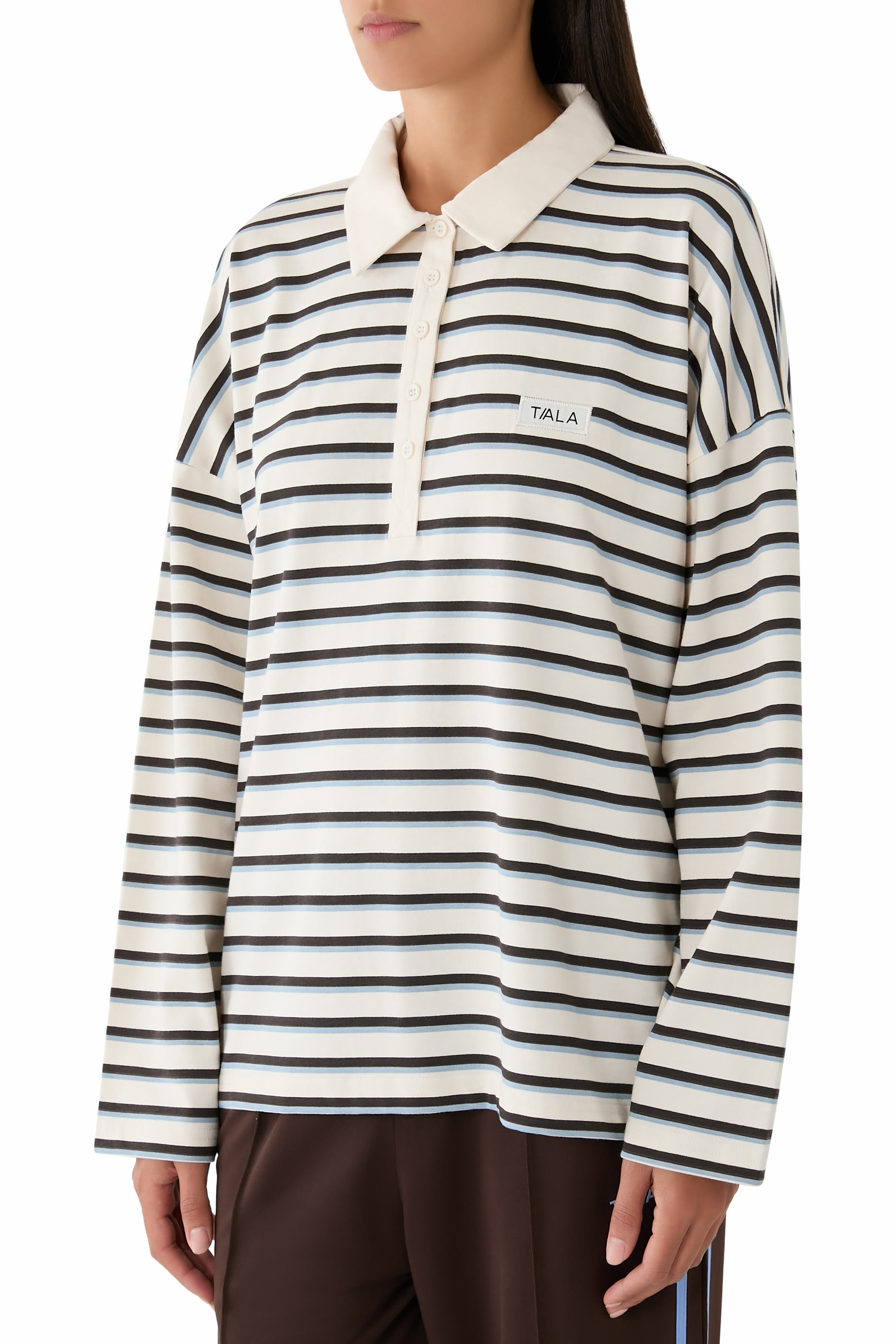 Rugby Striped Polo Shirt