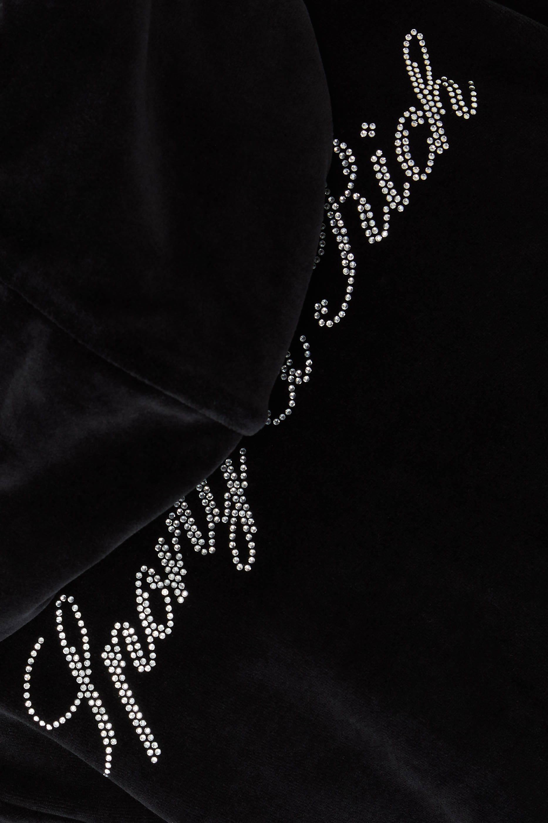 Signature Logo Crystal Zip Hoodie 