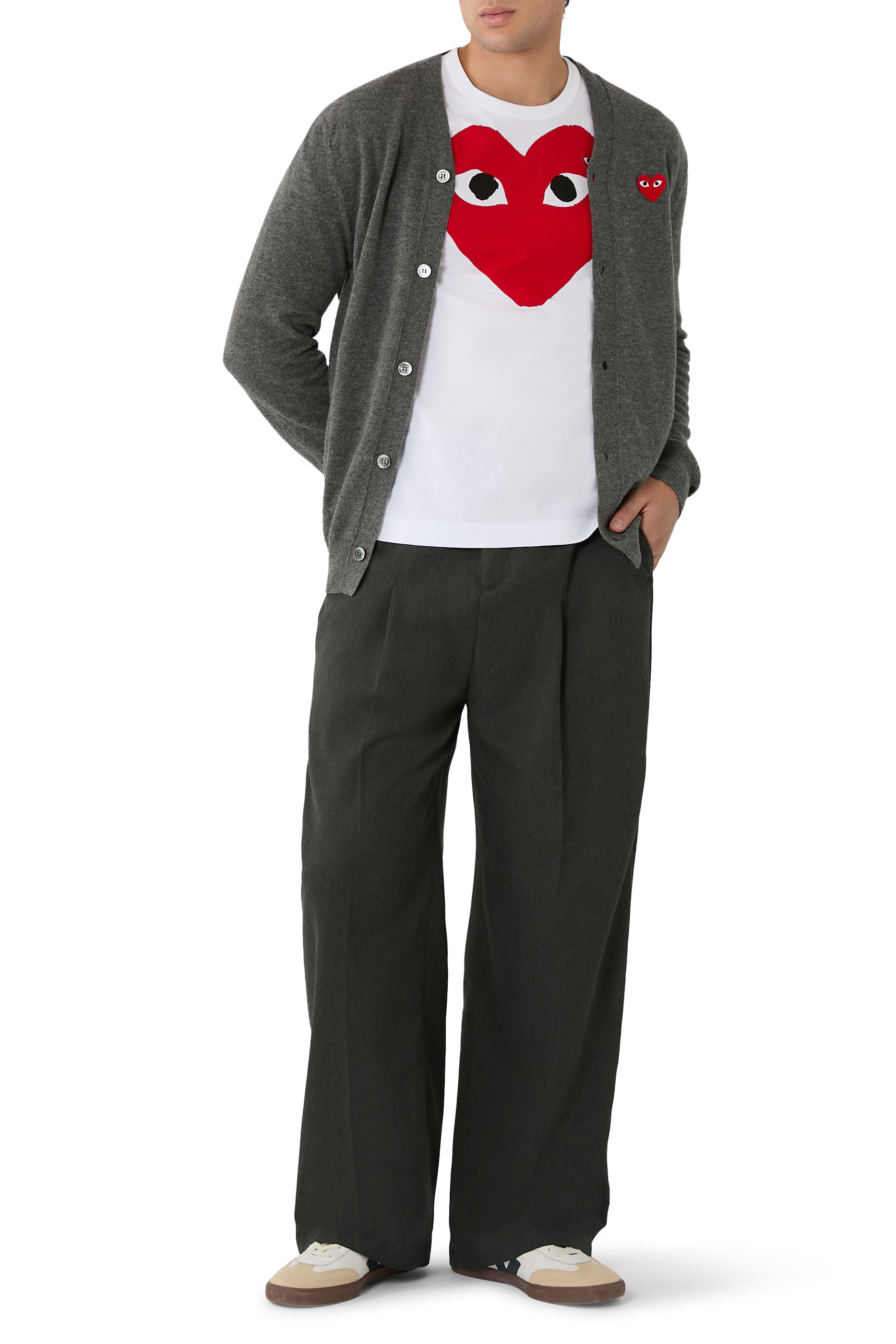V-Neck Cardigan 