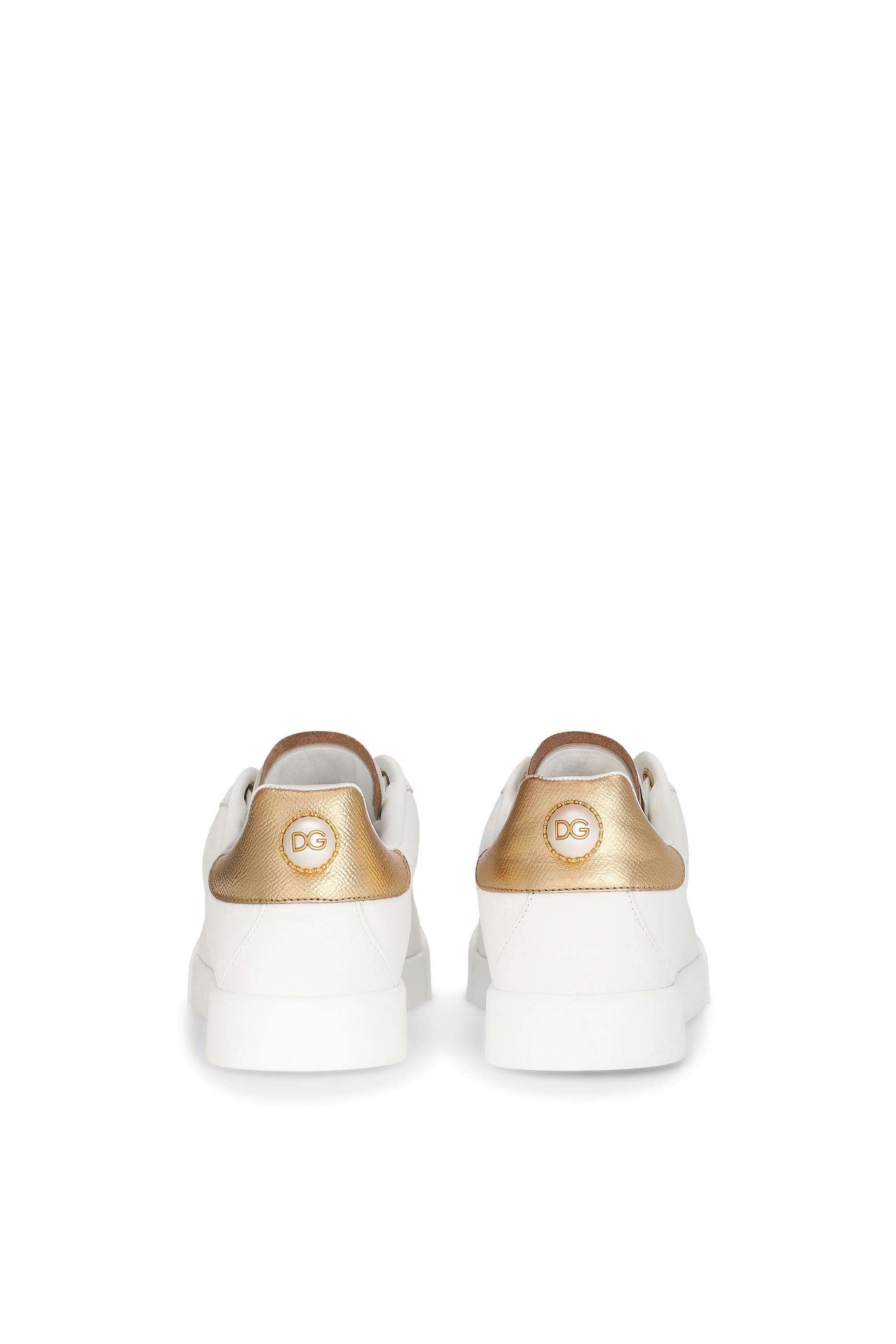 Calfskin Nappa Portofino Sneakers with Lettering