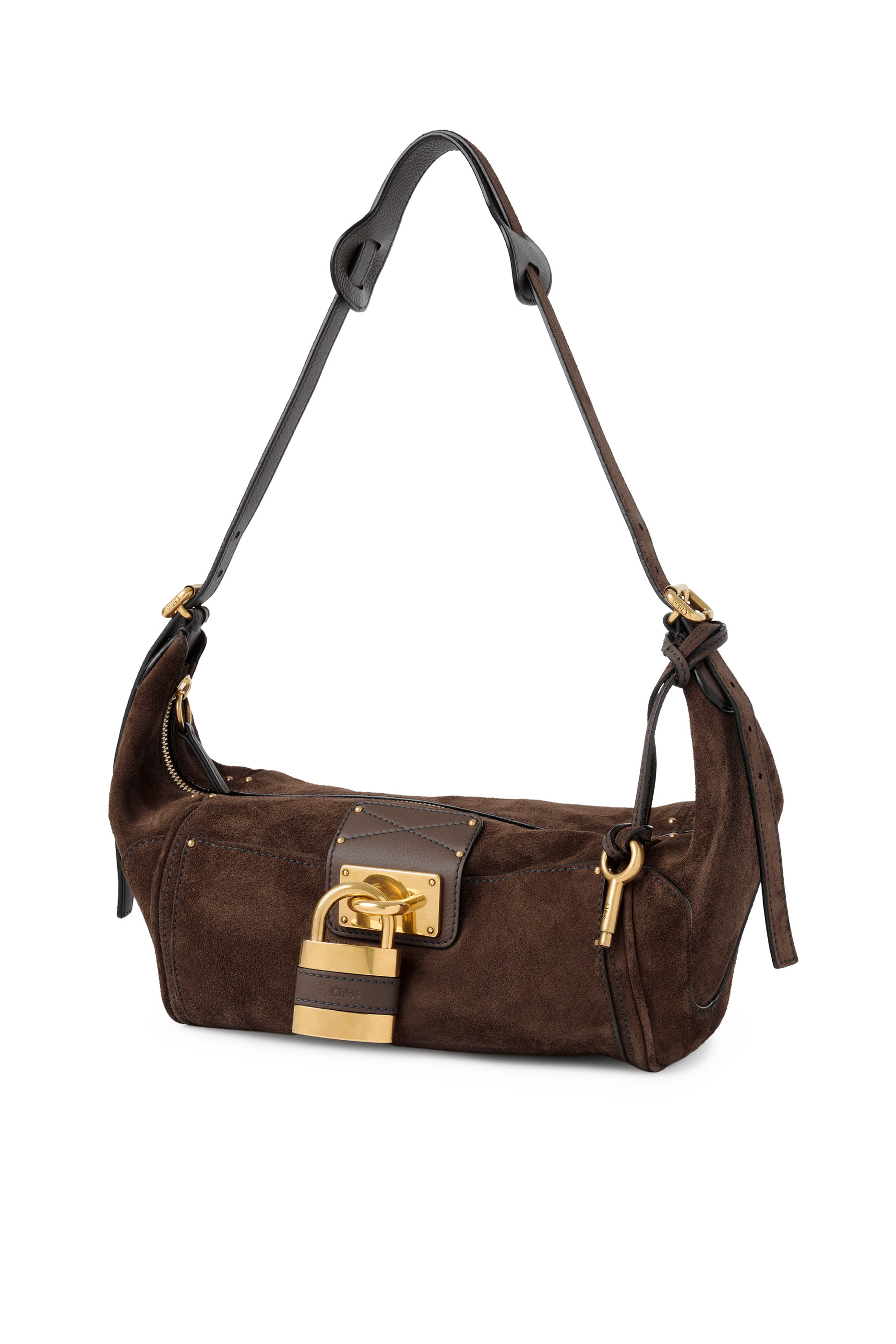 Paddington Crossbody Bag in Suede Leather