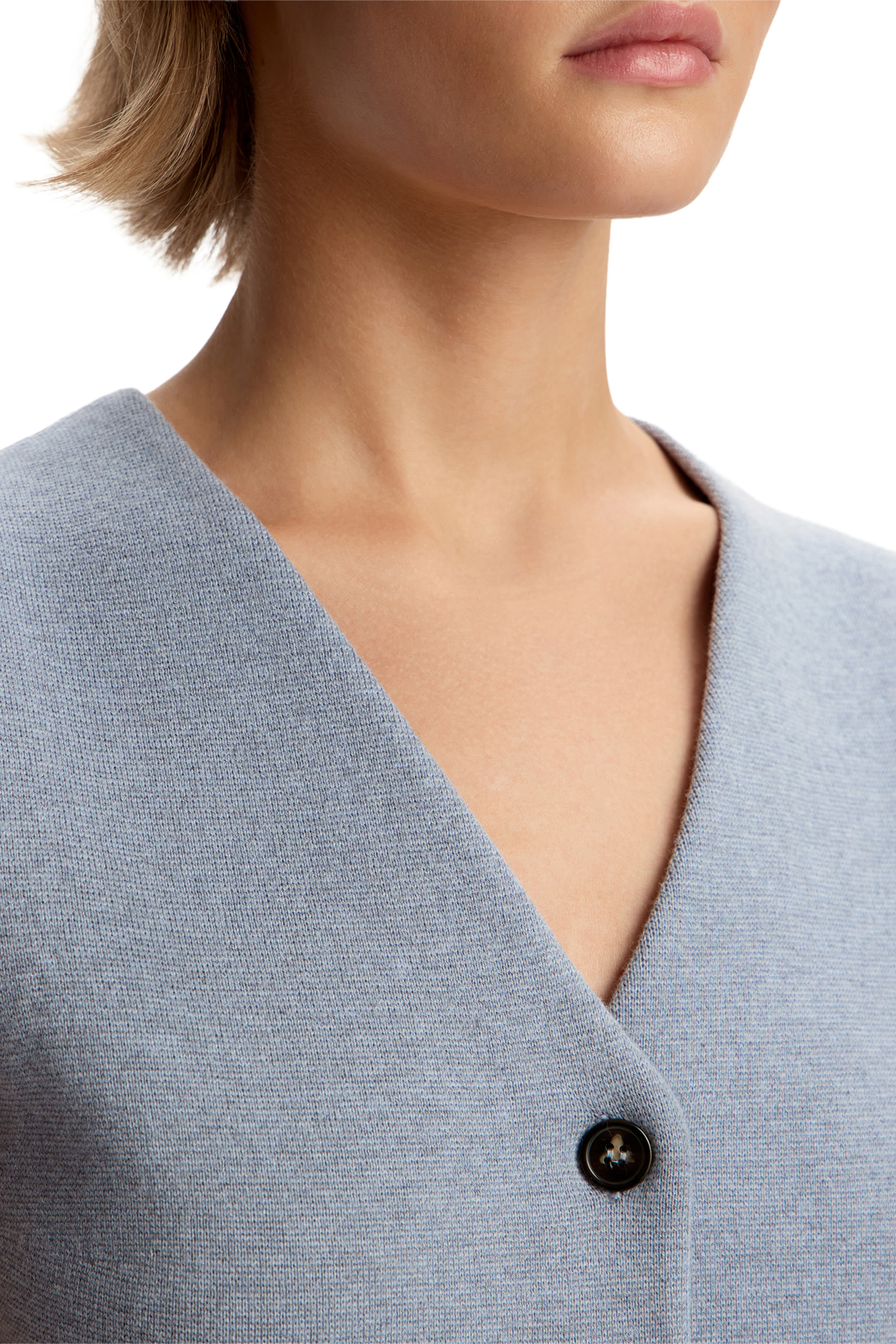 Merino-Cotton Knit Vest
