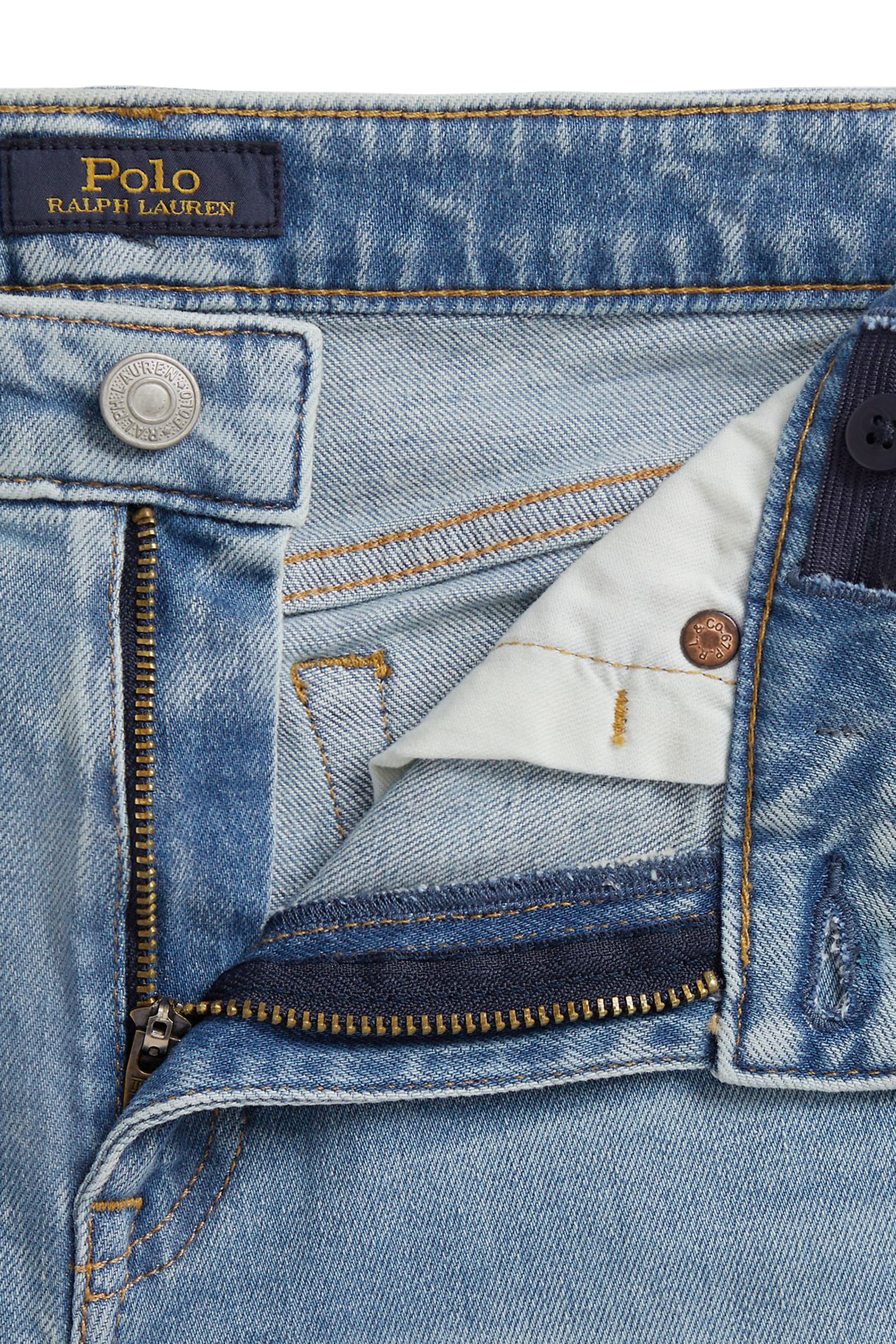  Kids Flared Stretch Denim Jeans