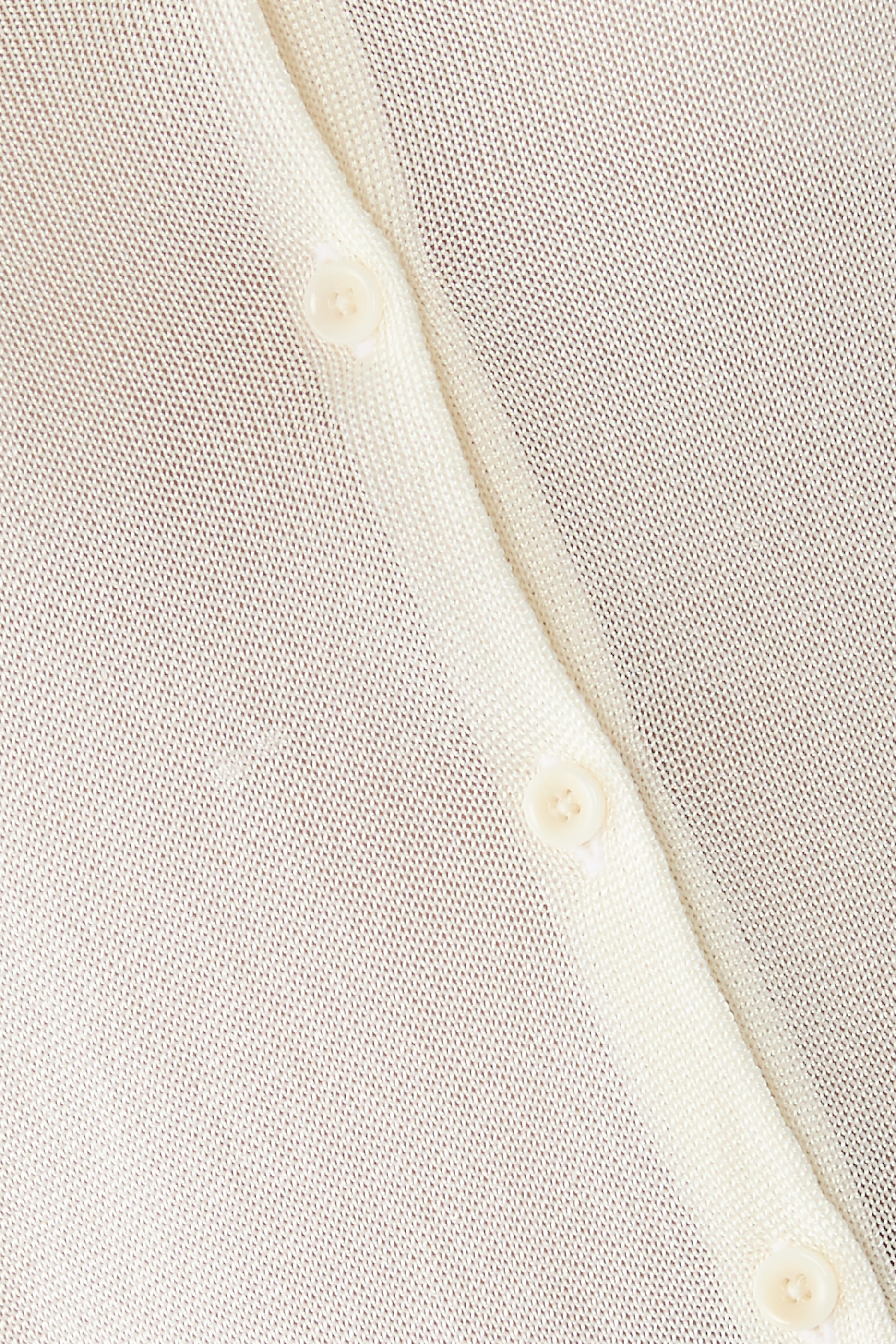 Sheer Lustrous Knit Rolled Cardigan