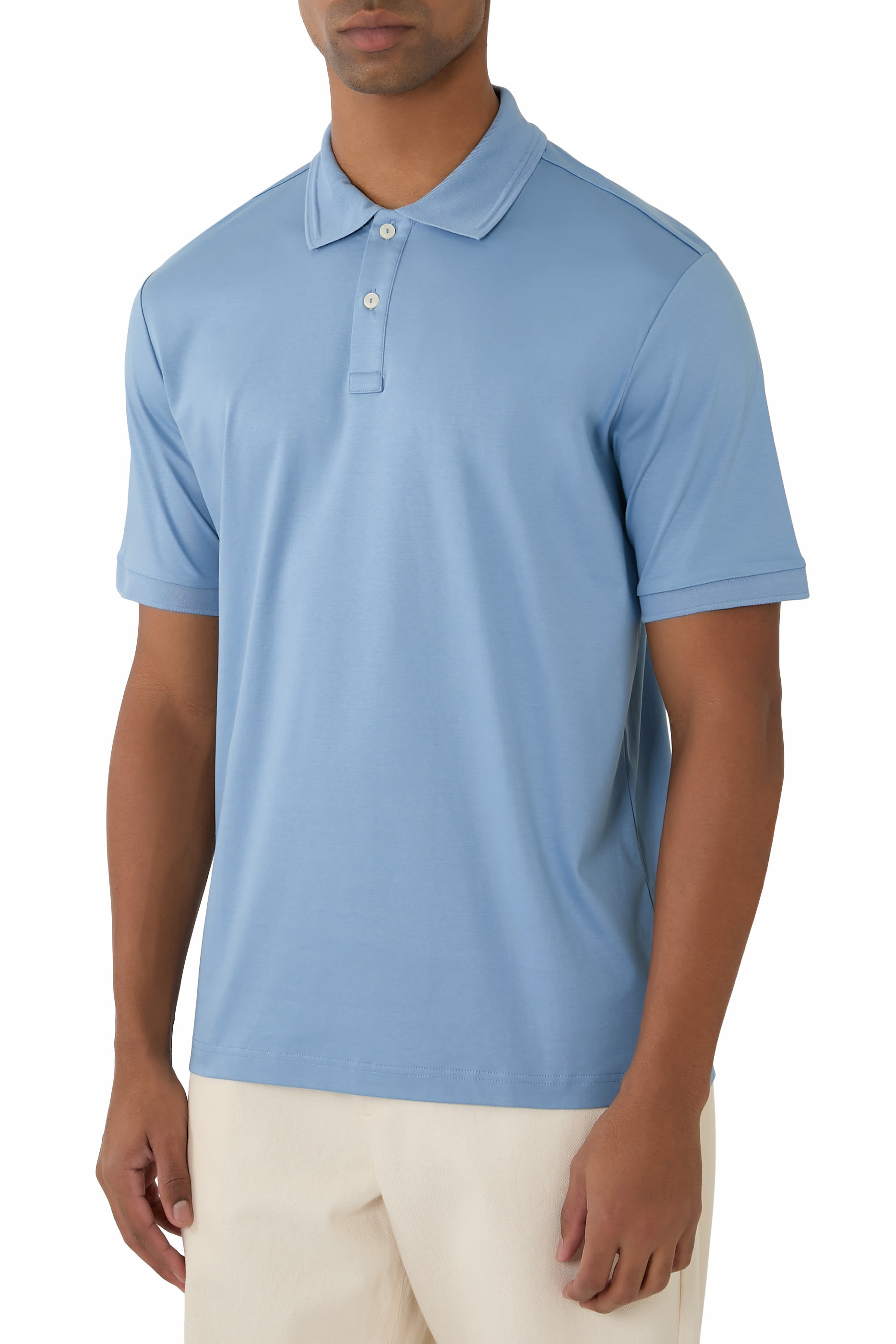 Cotton Interlock Polo Shirt