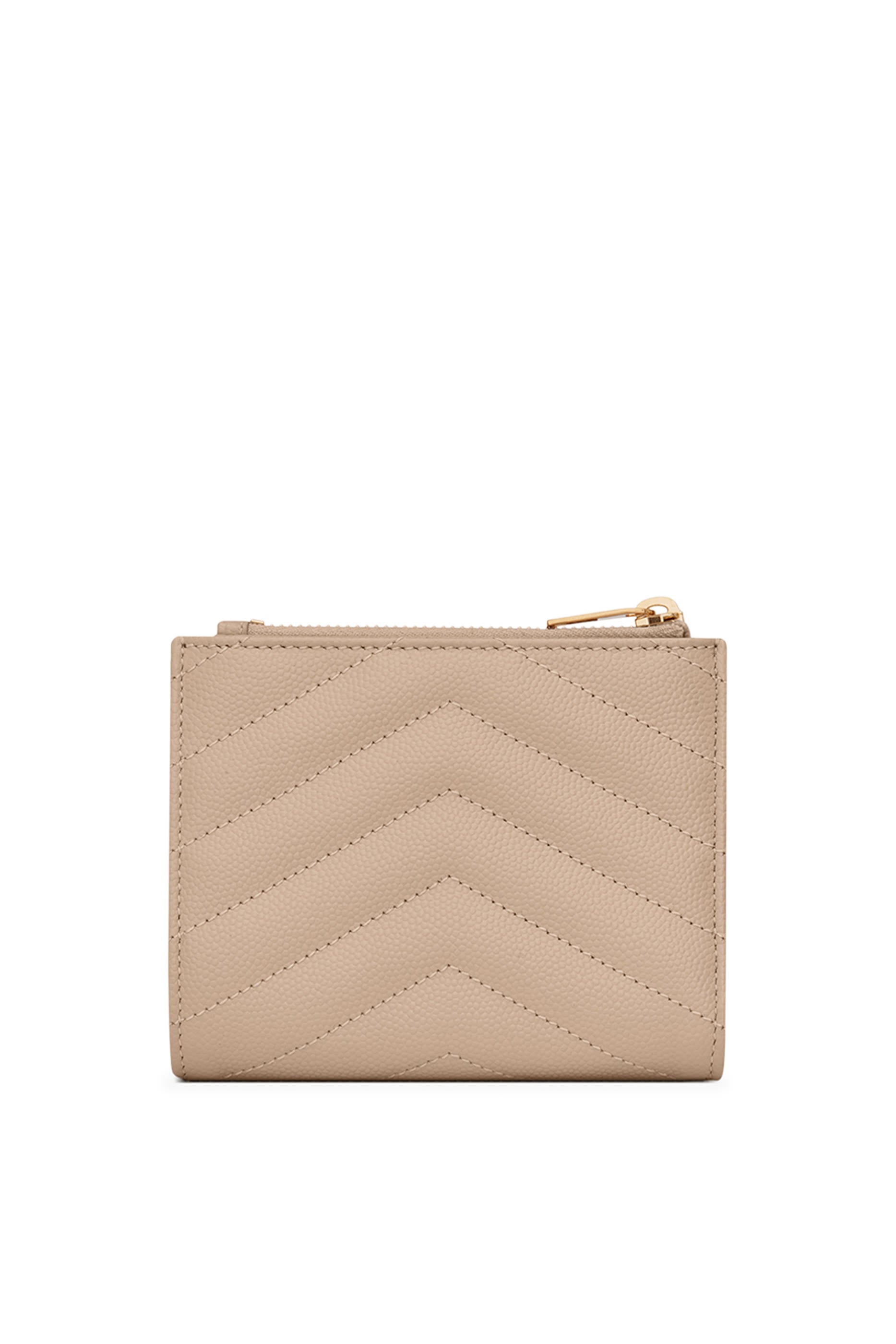 Cassandre Matelasse Bi-Fold Wallet in Grain De Poudre Leather
