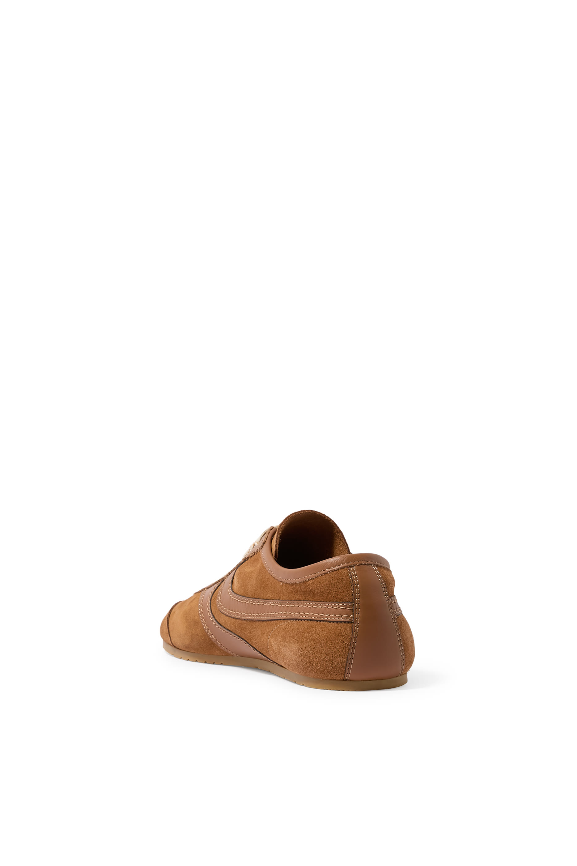 Lace-Up Suede Sneakers