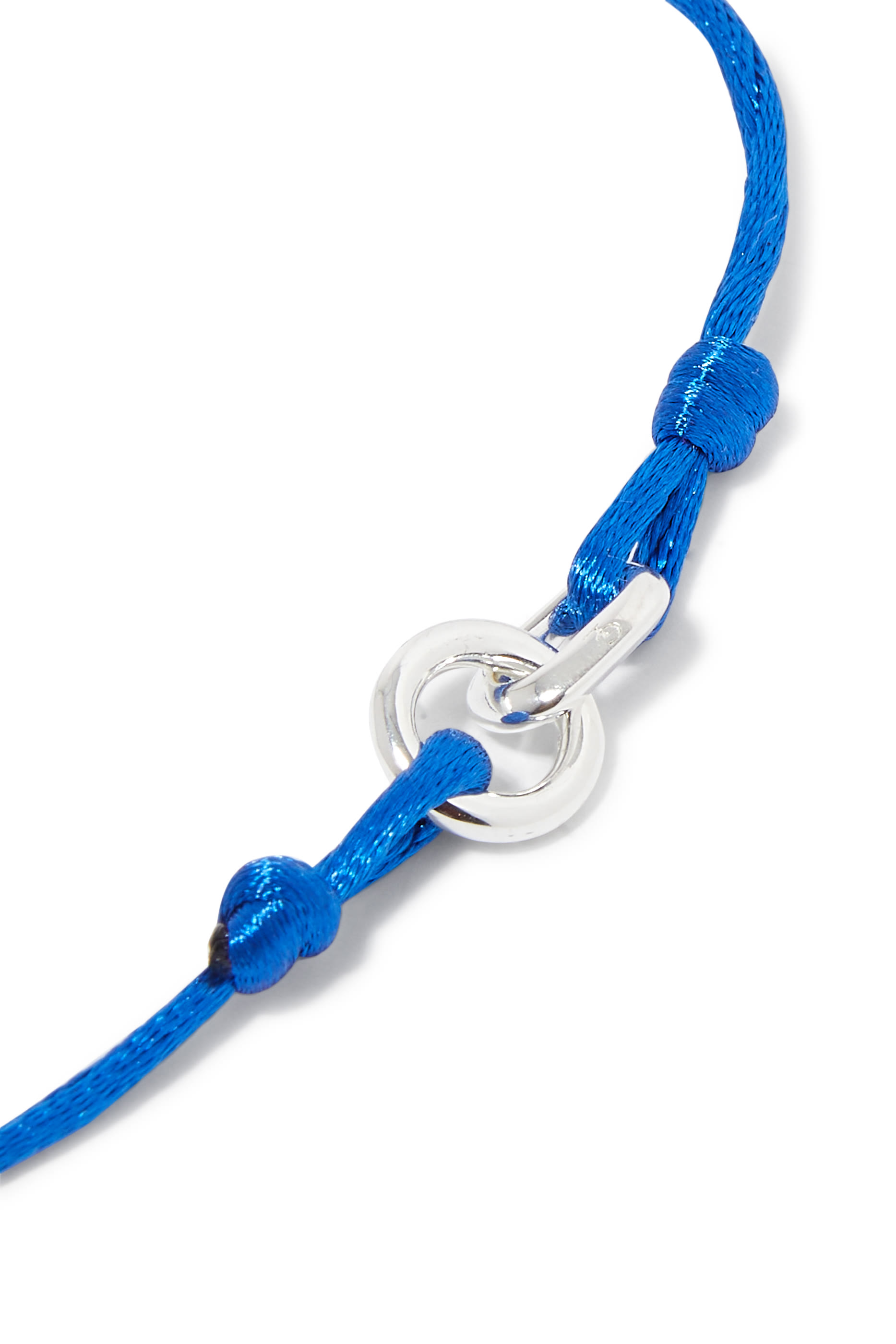 Element Bracelet, .925 Sterling Silver & Korean Silk Cord