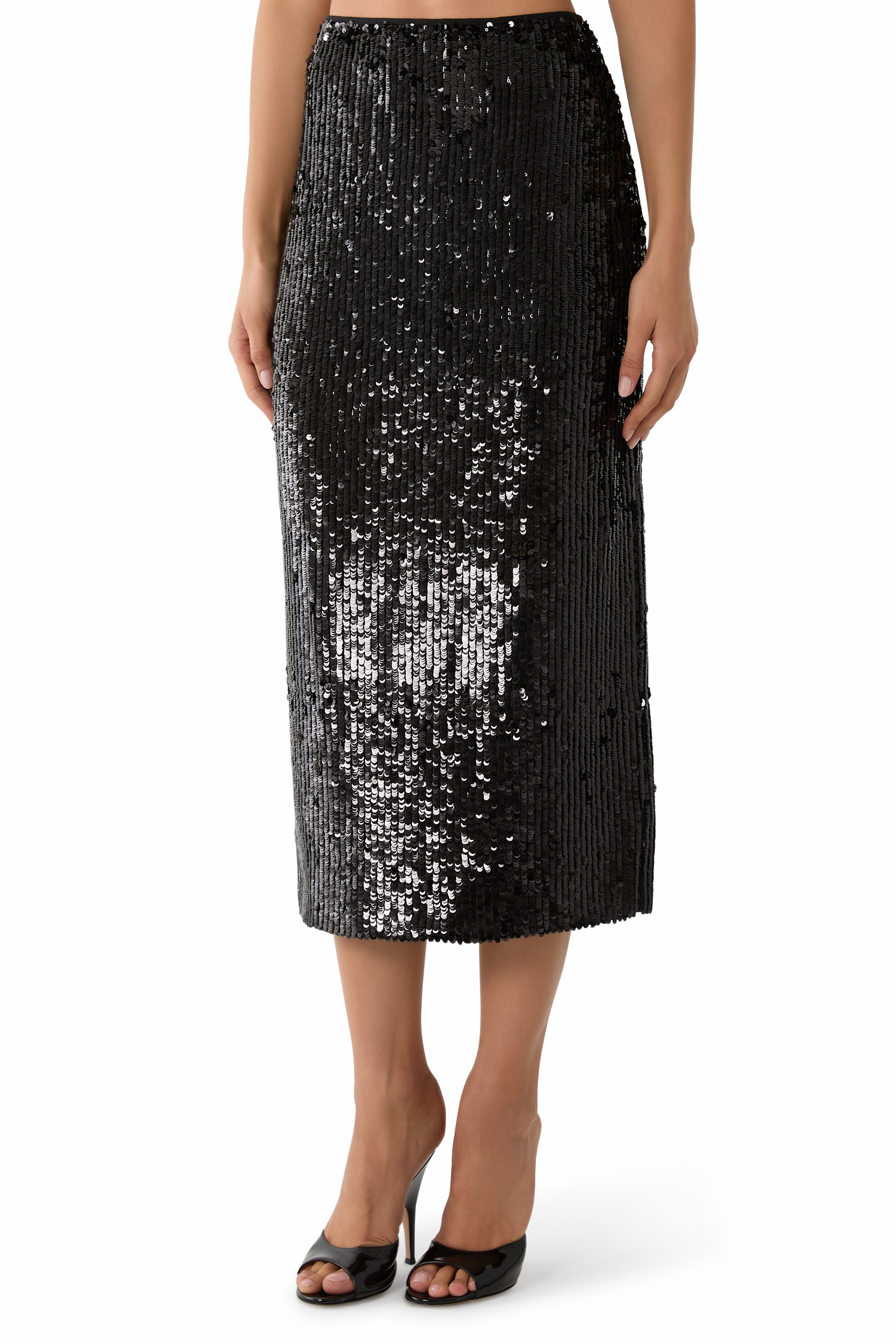 Nikki Embellished Midi Skirt