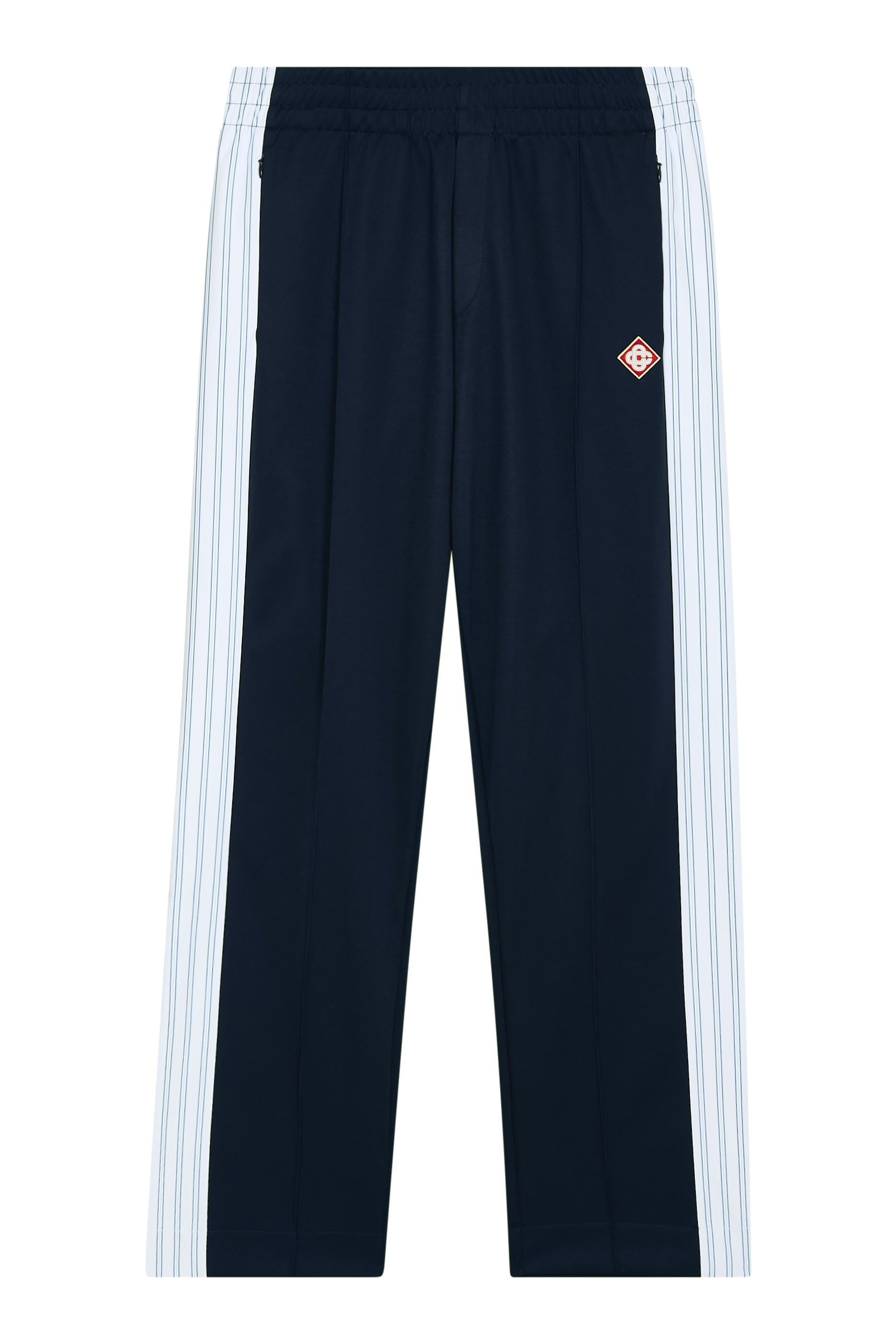 Pinstripe Panelled Track Pants