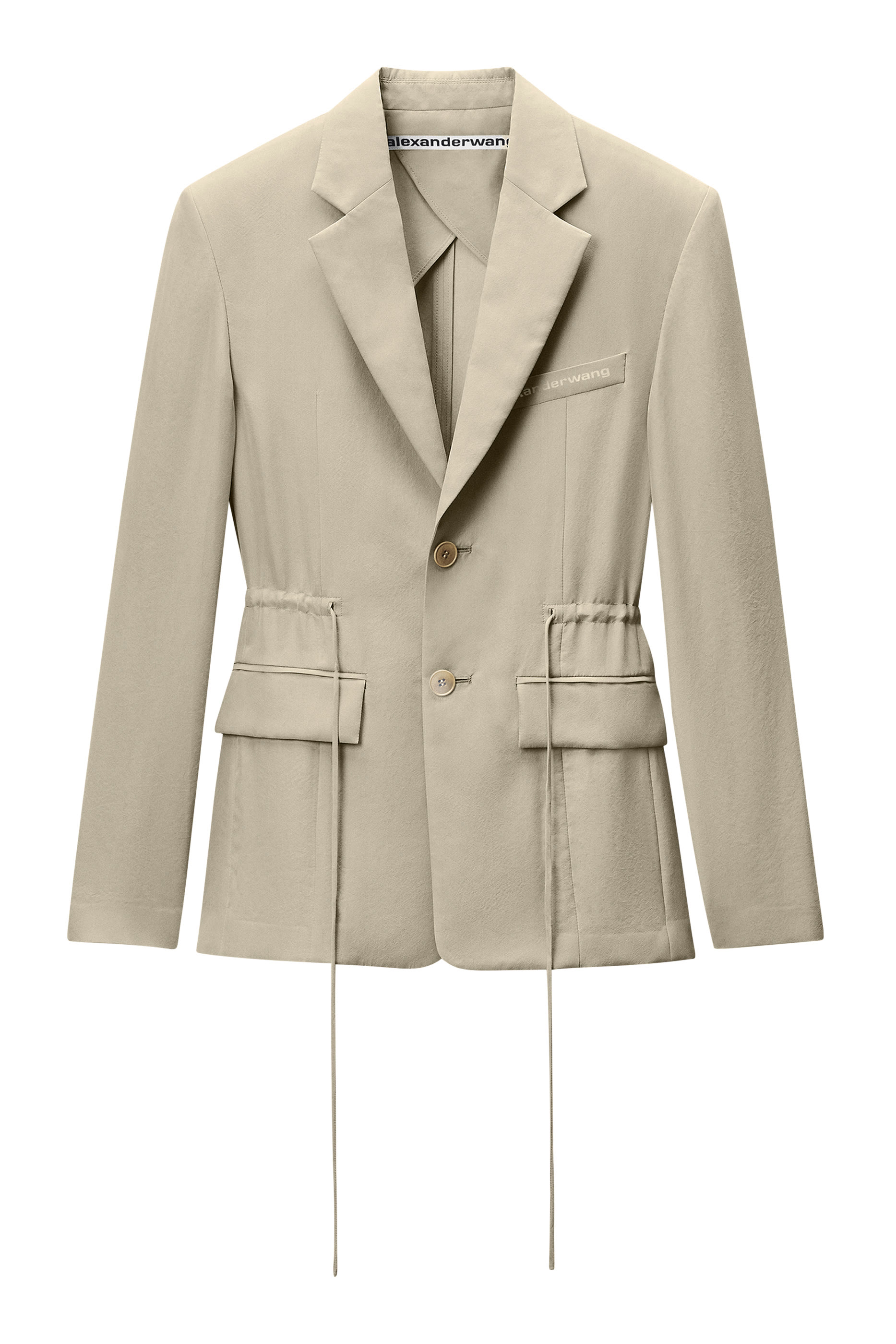 Blazer with Drawcord Detail
