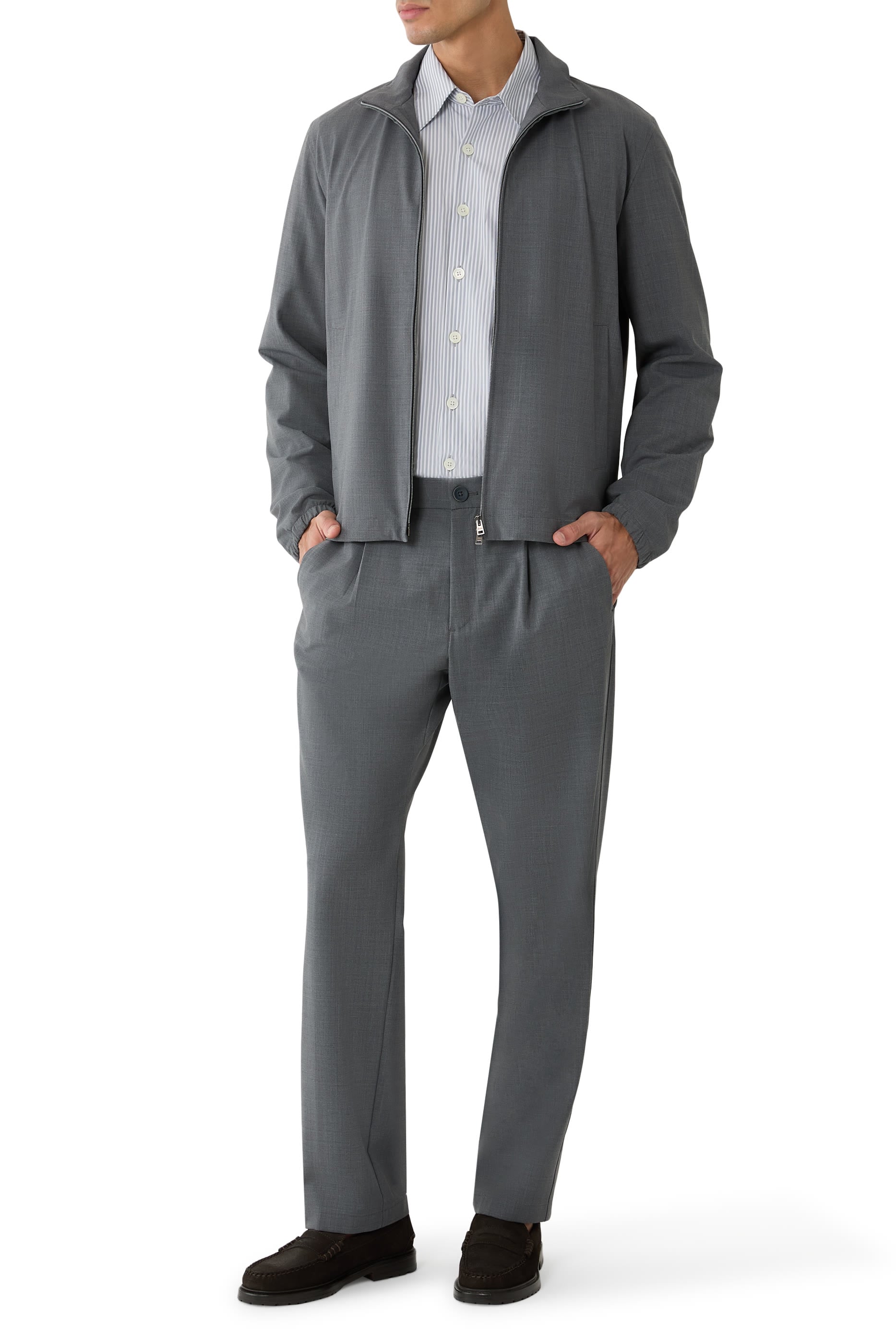 Trousers in Light Stretch Wooly