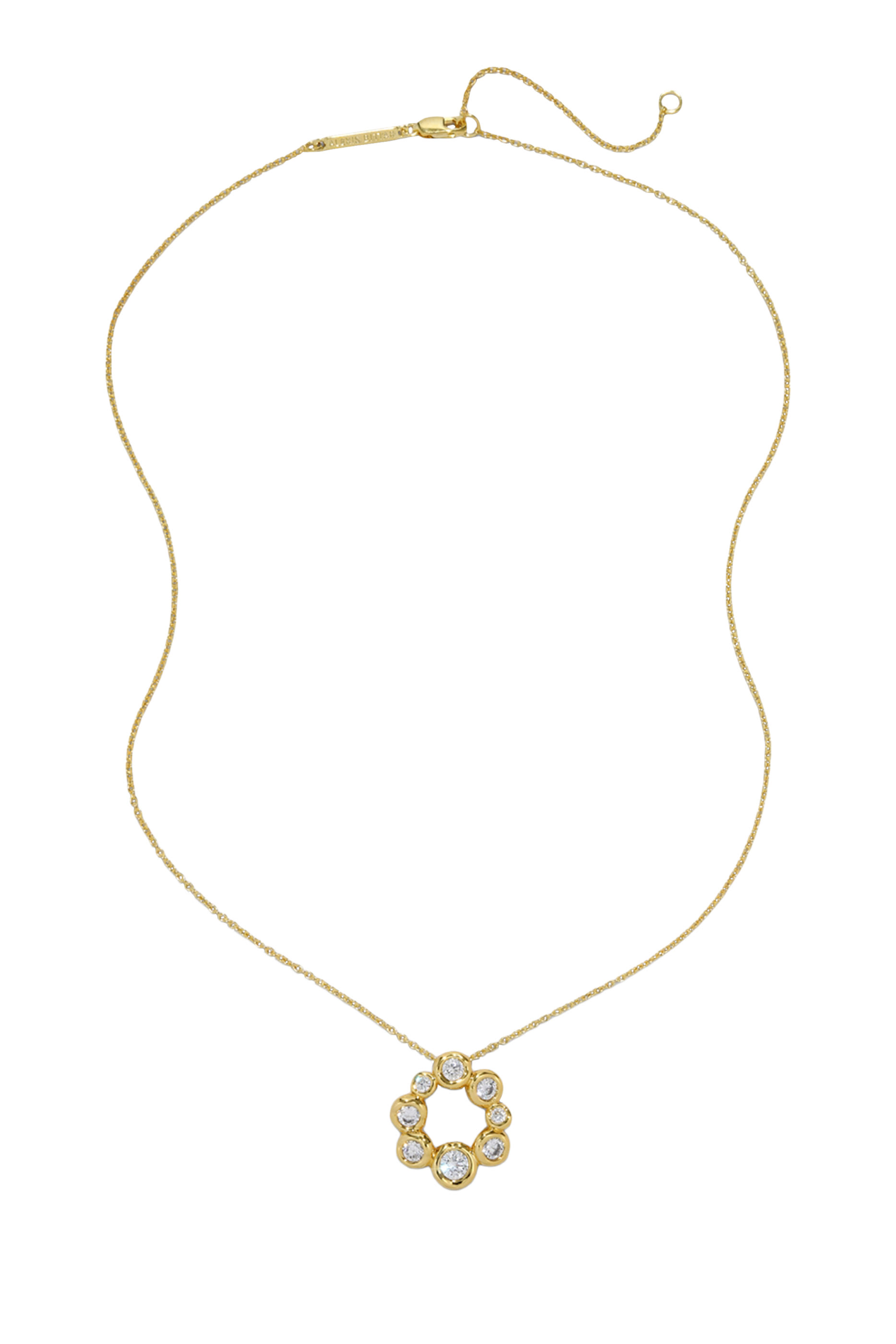 Asterales Bubble Circle Pendant Necklace