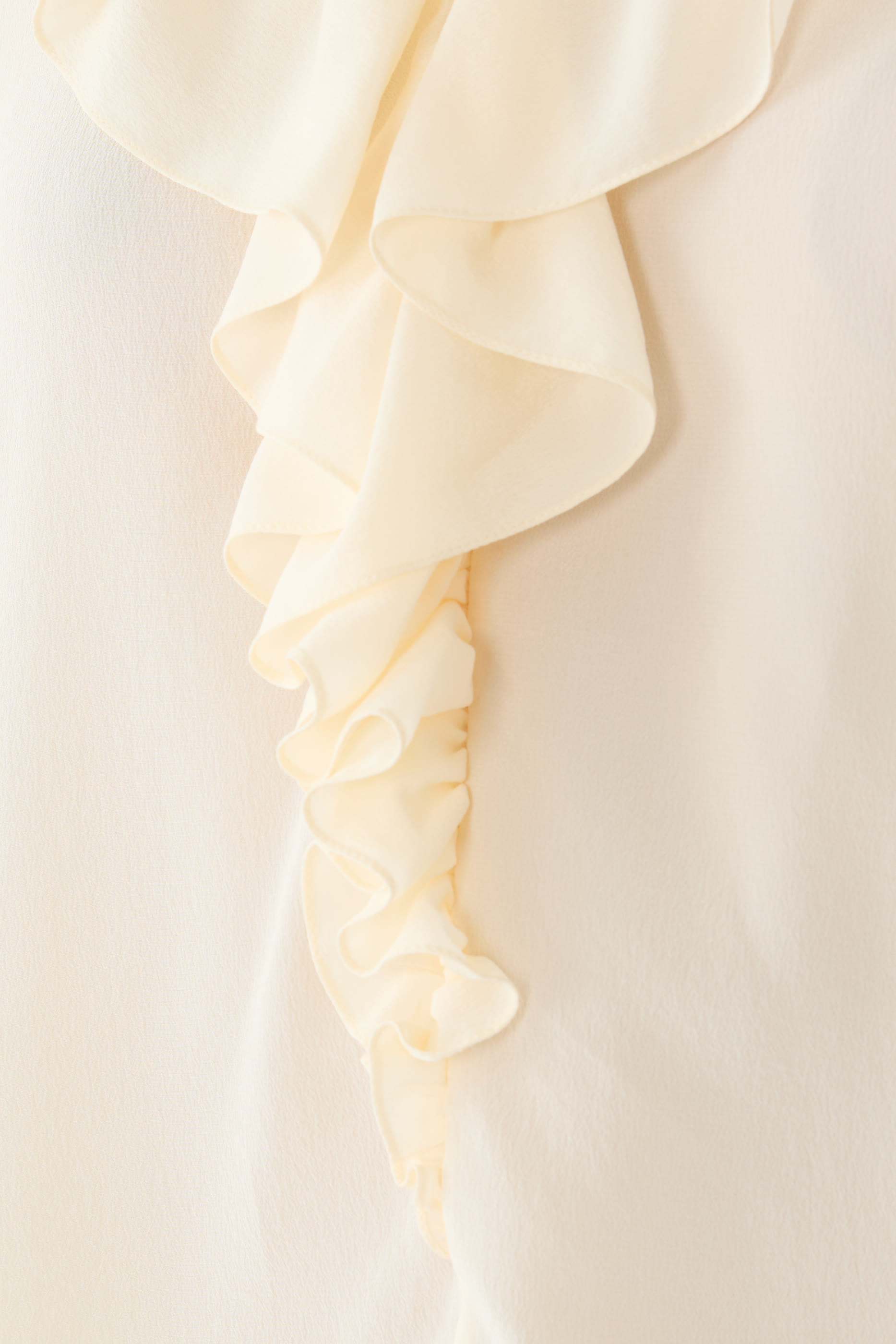 V-Neck Ruffle Top