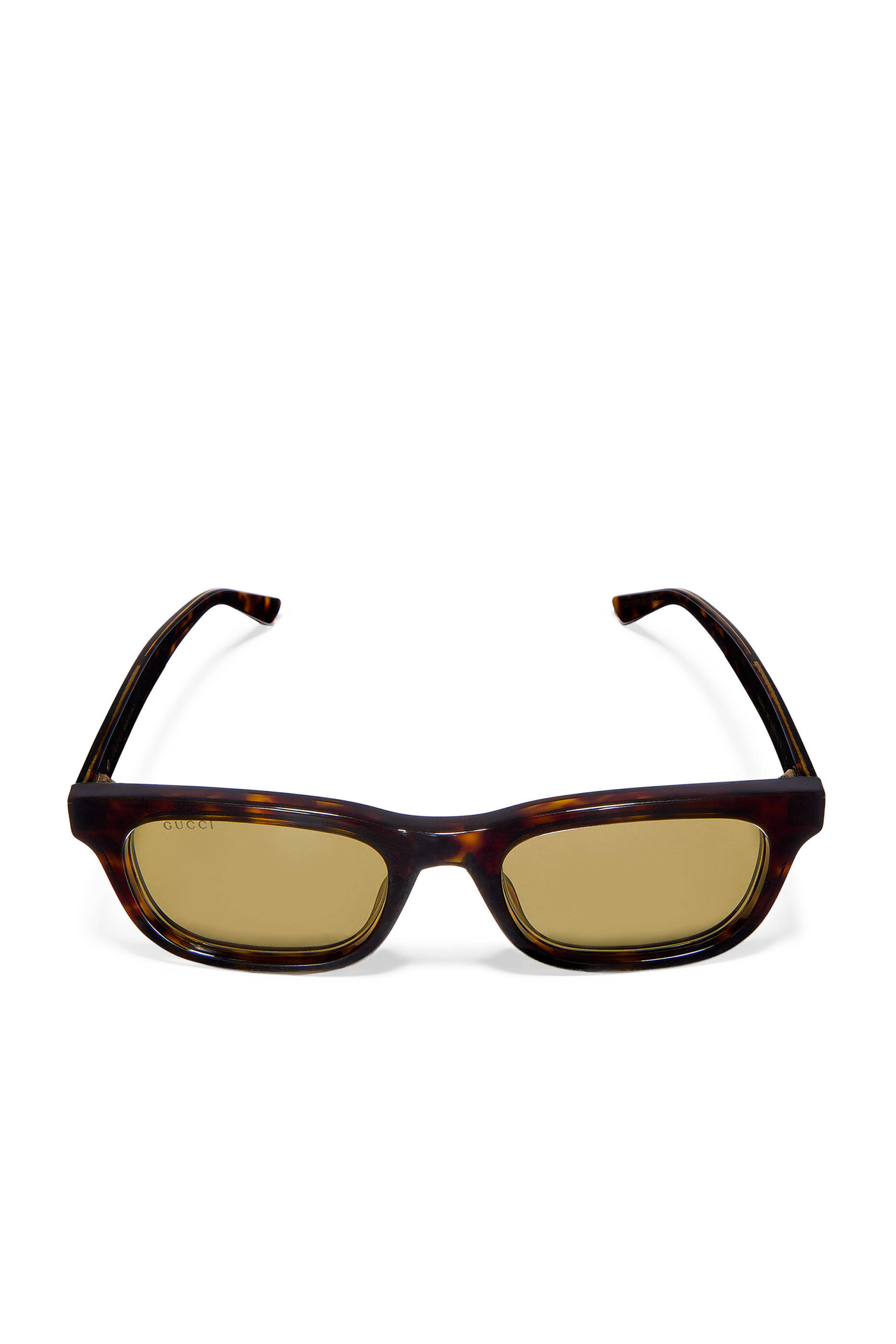 Wire Core Rectangular-Frame Sunglasses