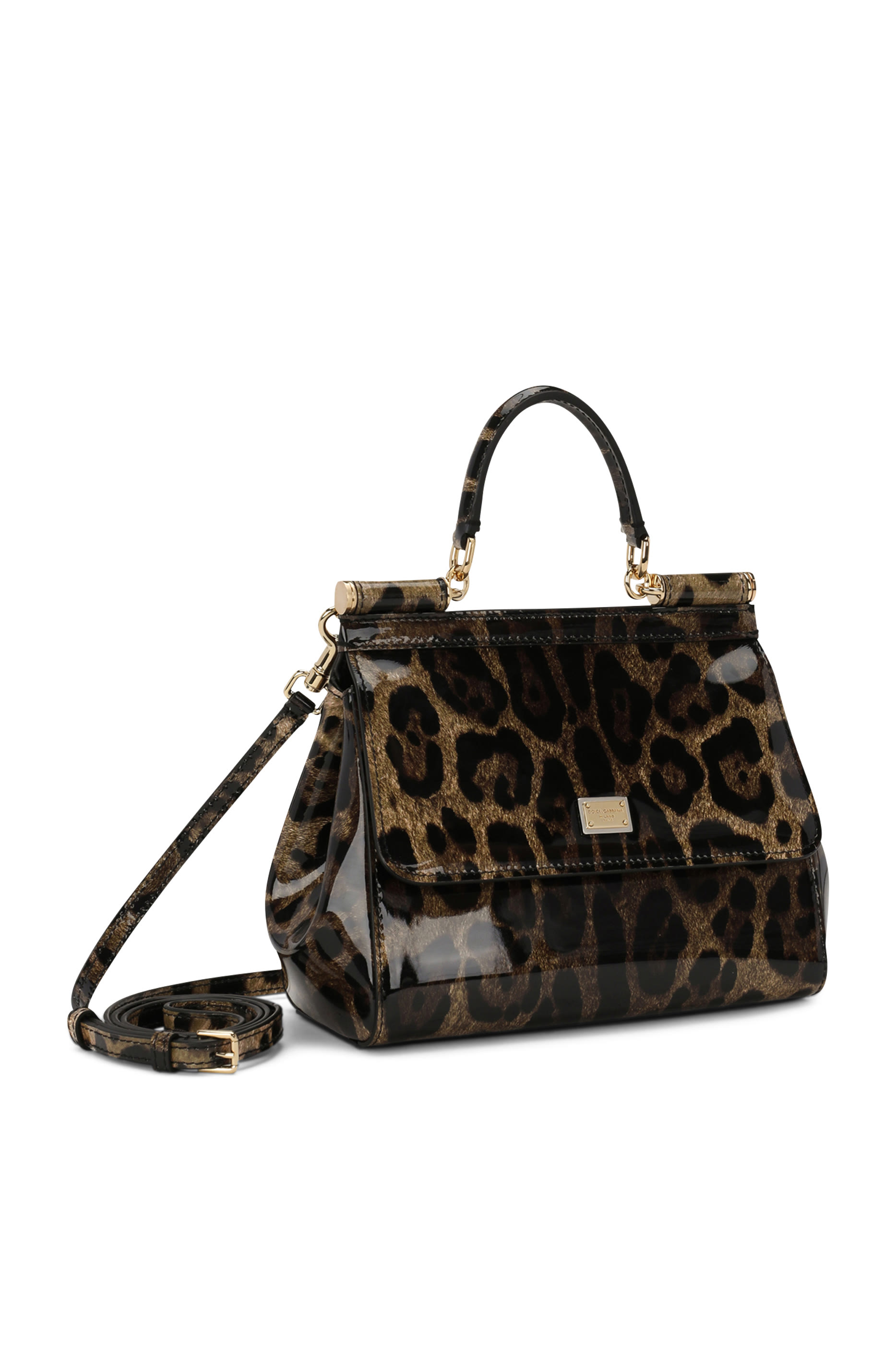  Medium Leopard Print Sicily Handbag