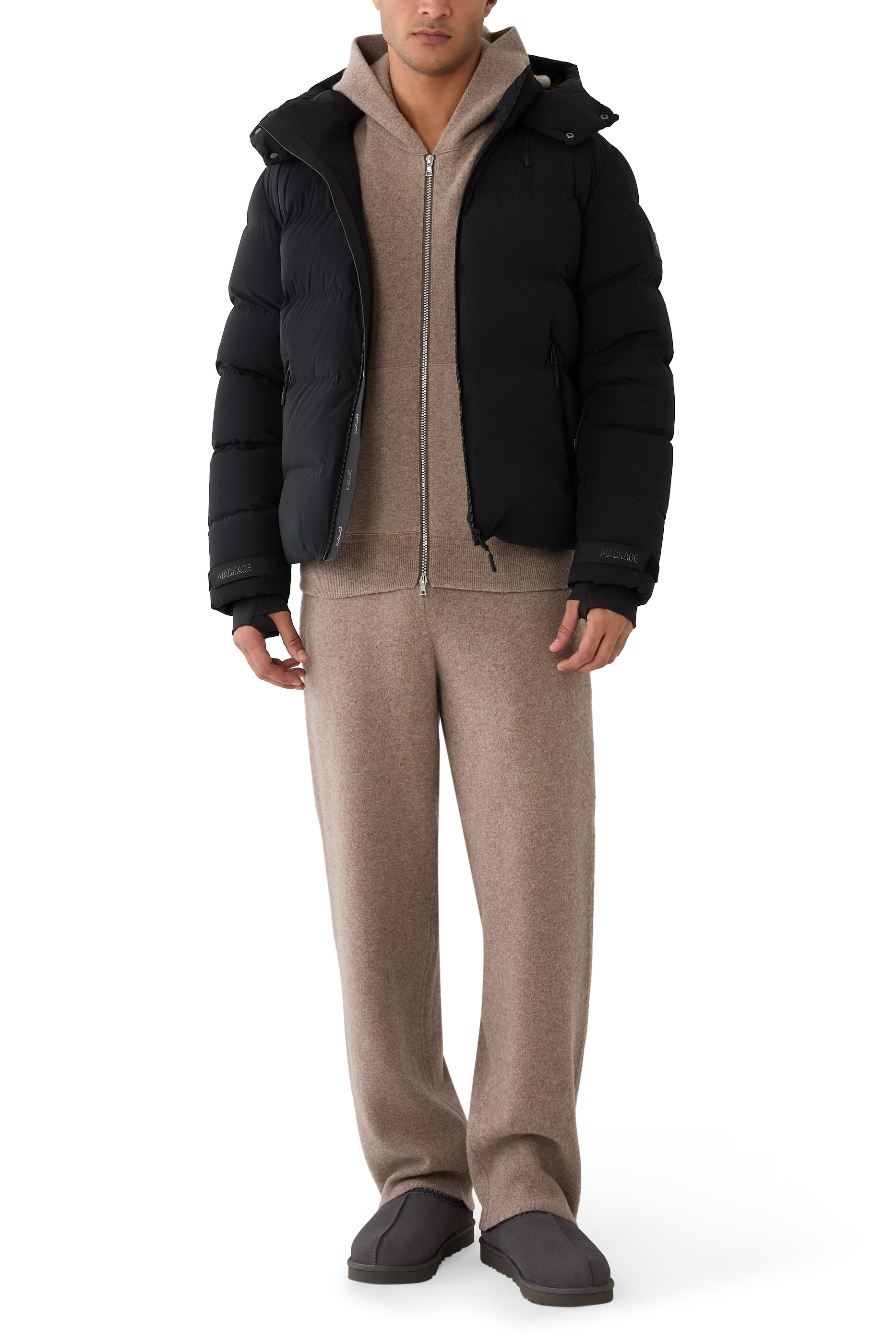 Samuel-Ski Medium Down Jacket with Hood 