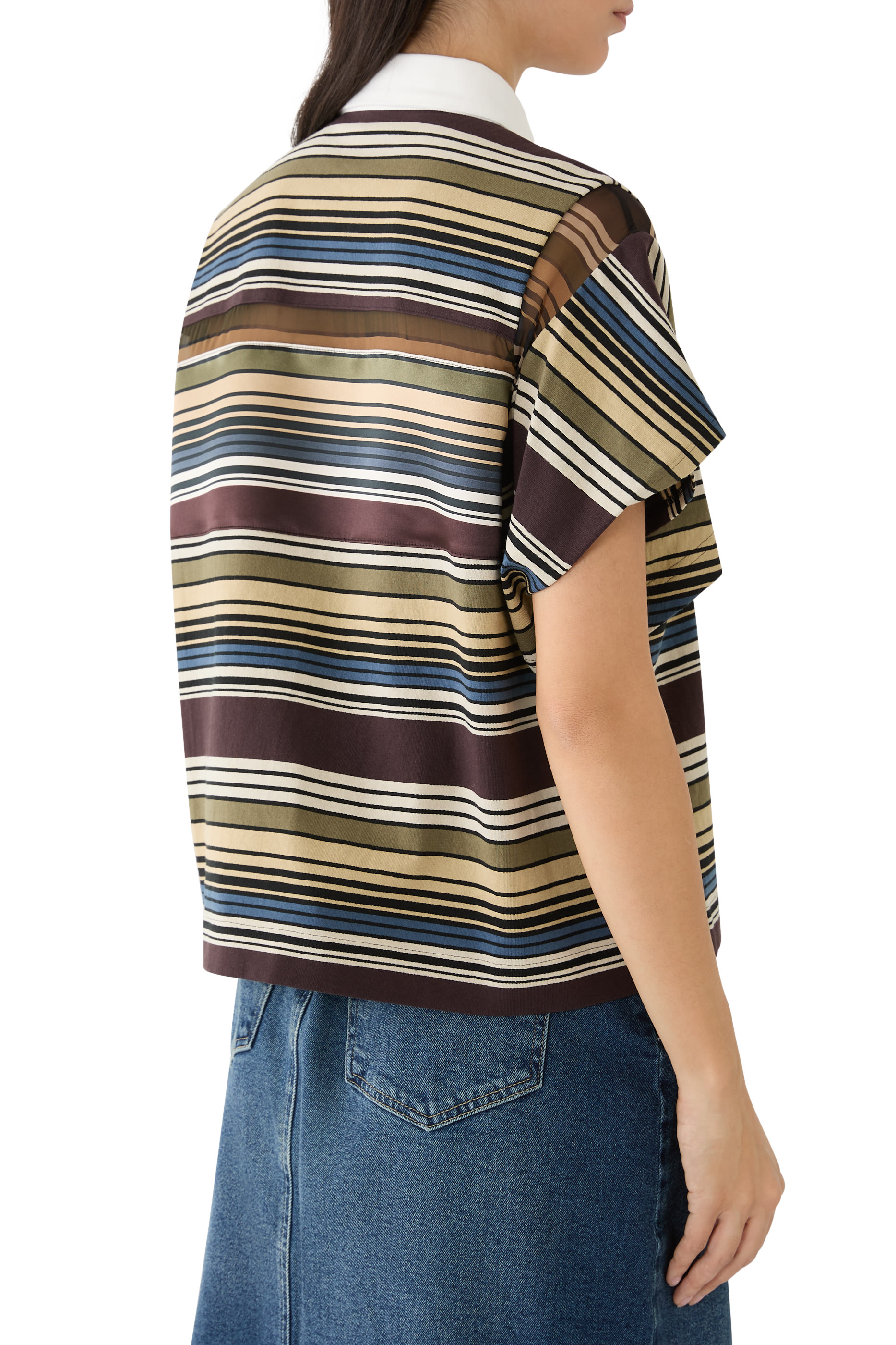 Horizontal Stripe Polo Shirt