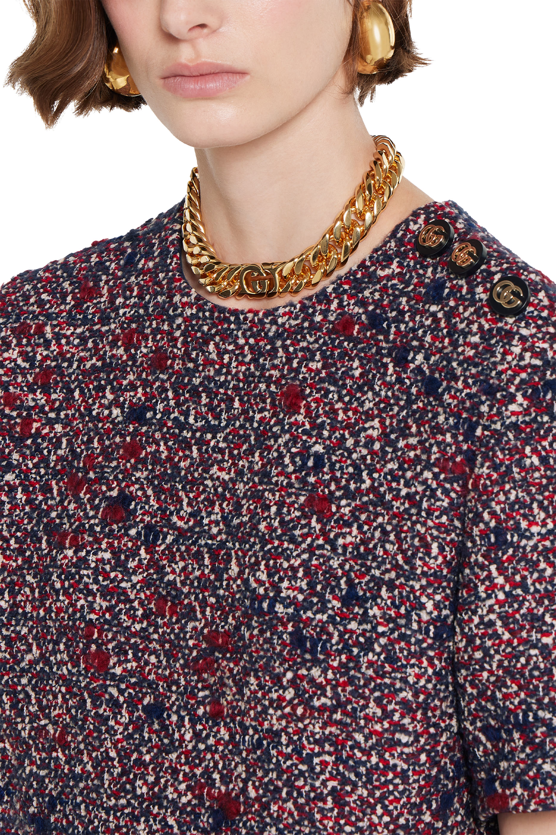 Wool Boucl&eacute; Dress