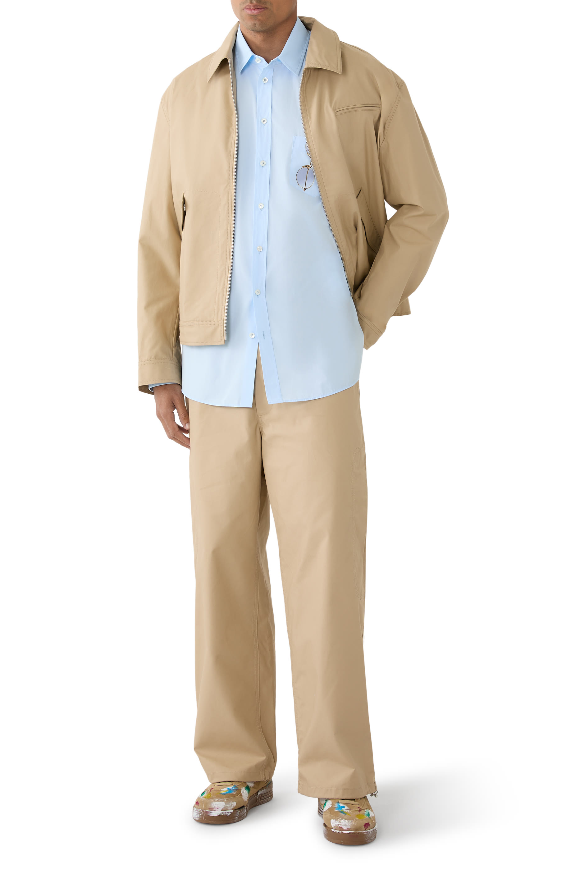 Cotton Zip-Up Jacket 