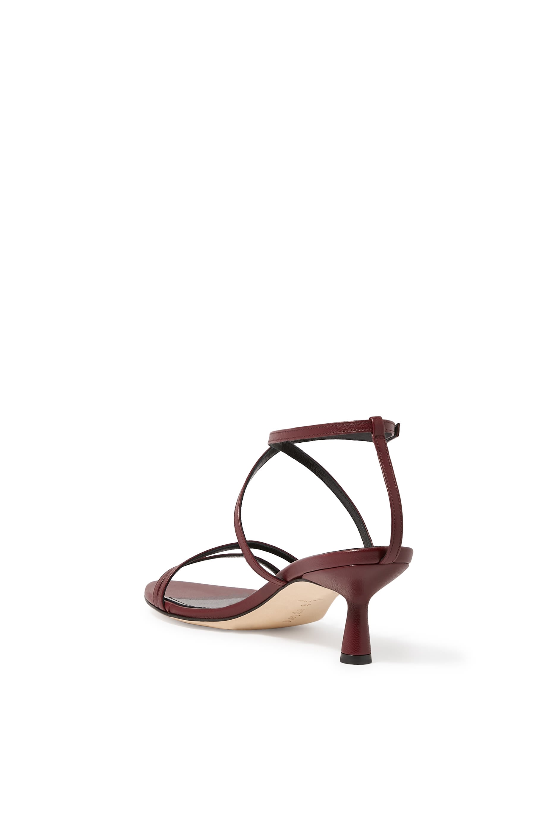 Maeve Leather Stiletto Sandals