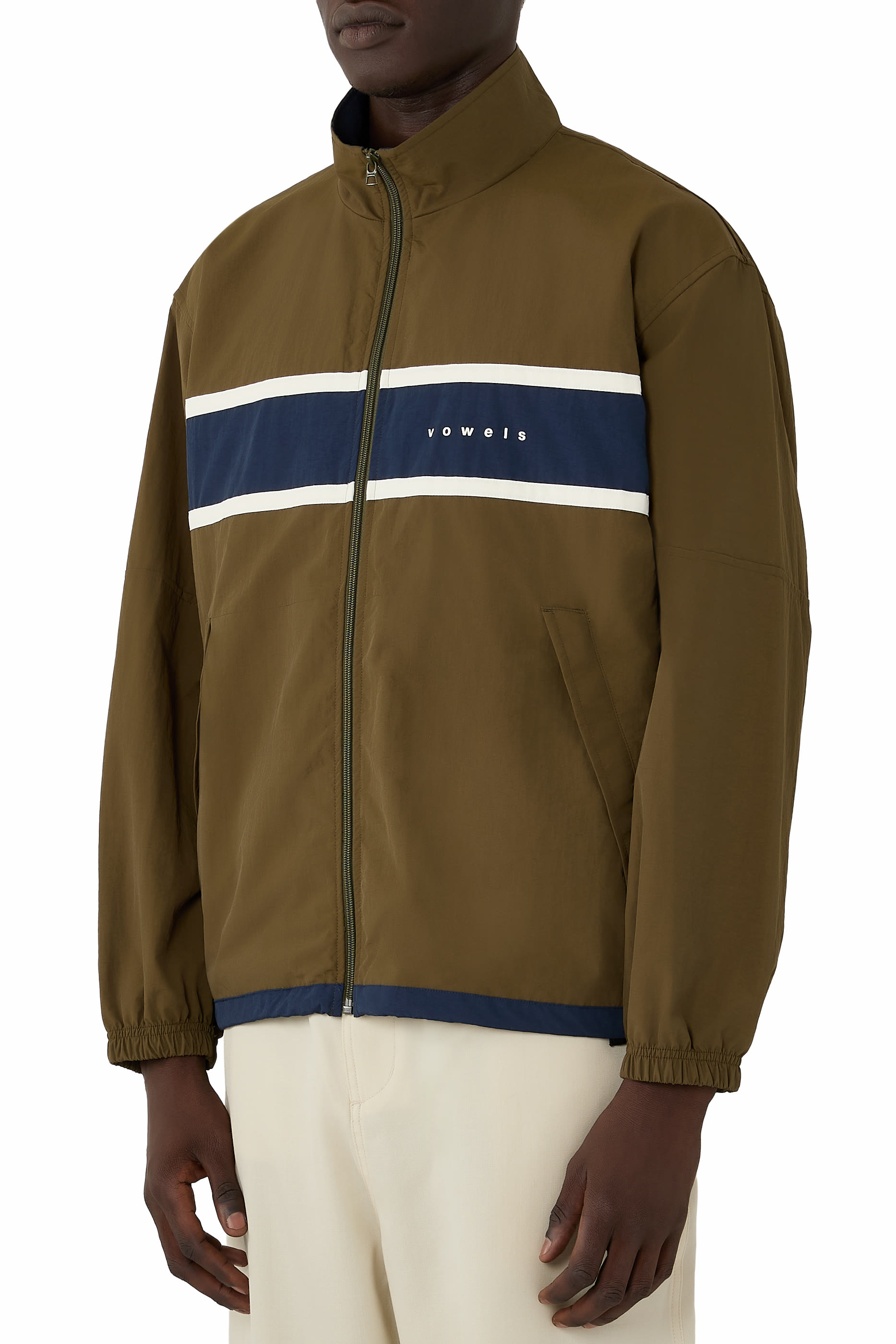 Paneled Nylon Jacket 