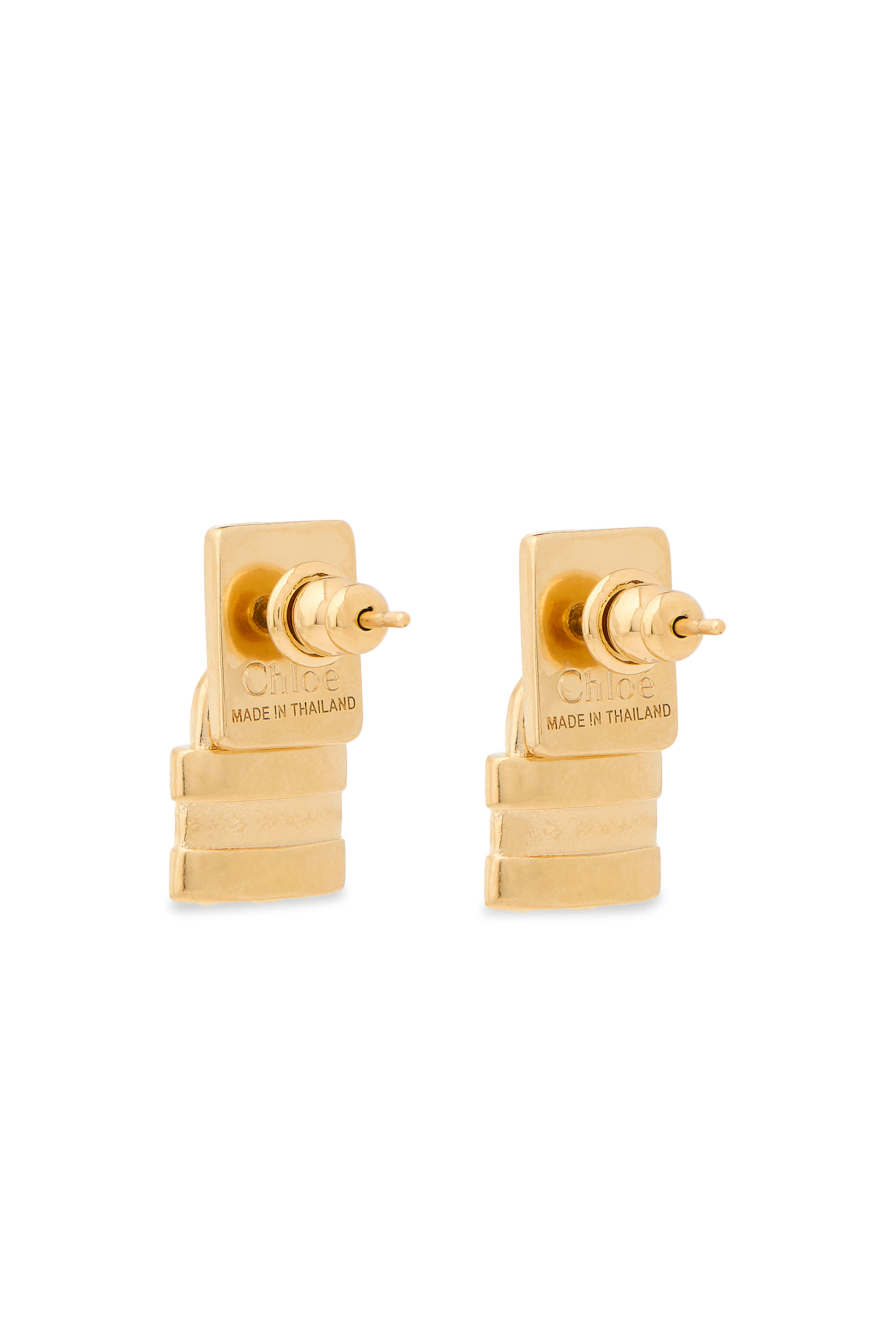Nini Paddington Padlock-Detail Earrings