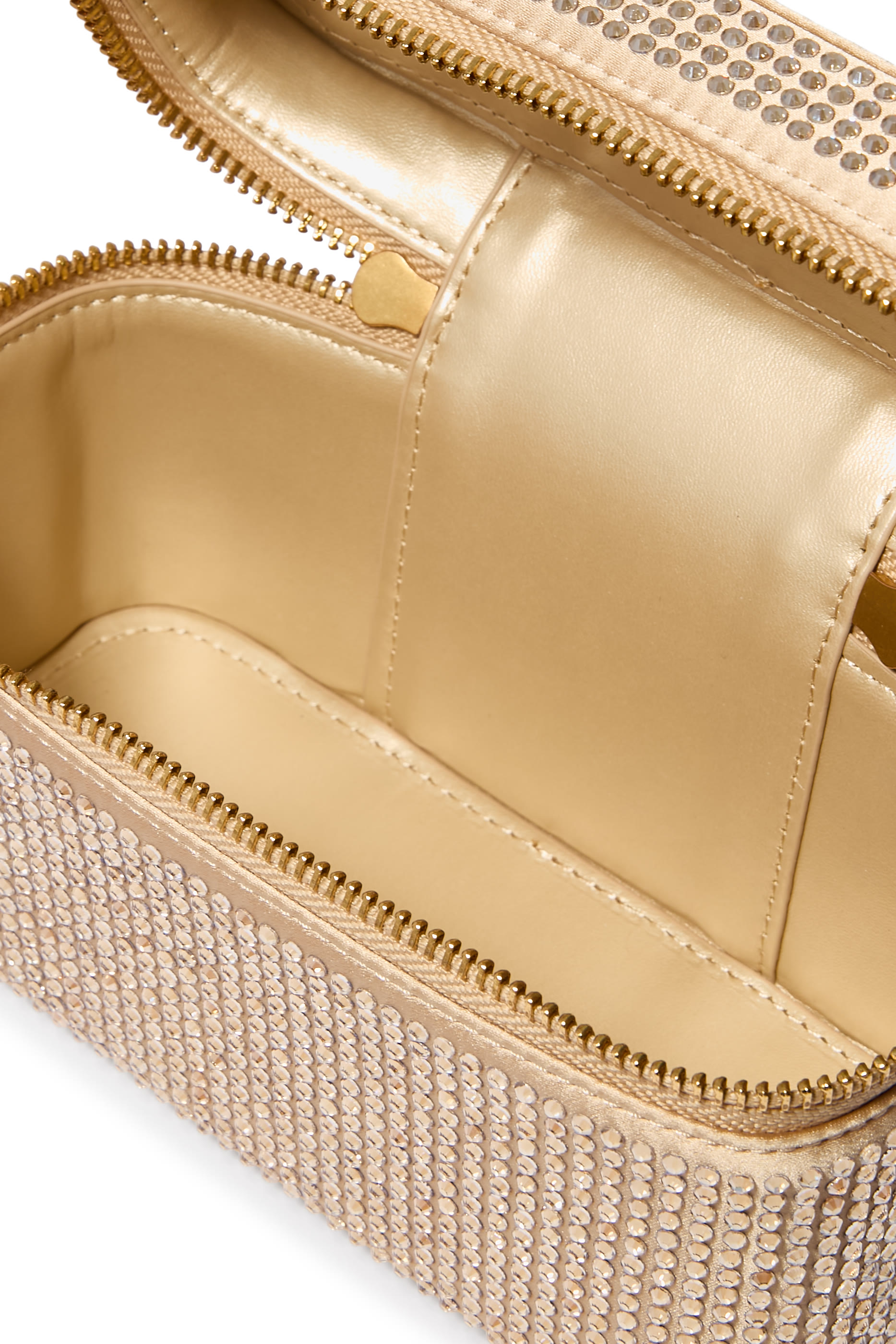 Cleo Artificial Crystal Box Shape Top-Handle Bag