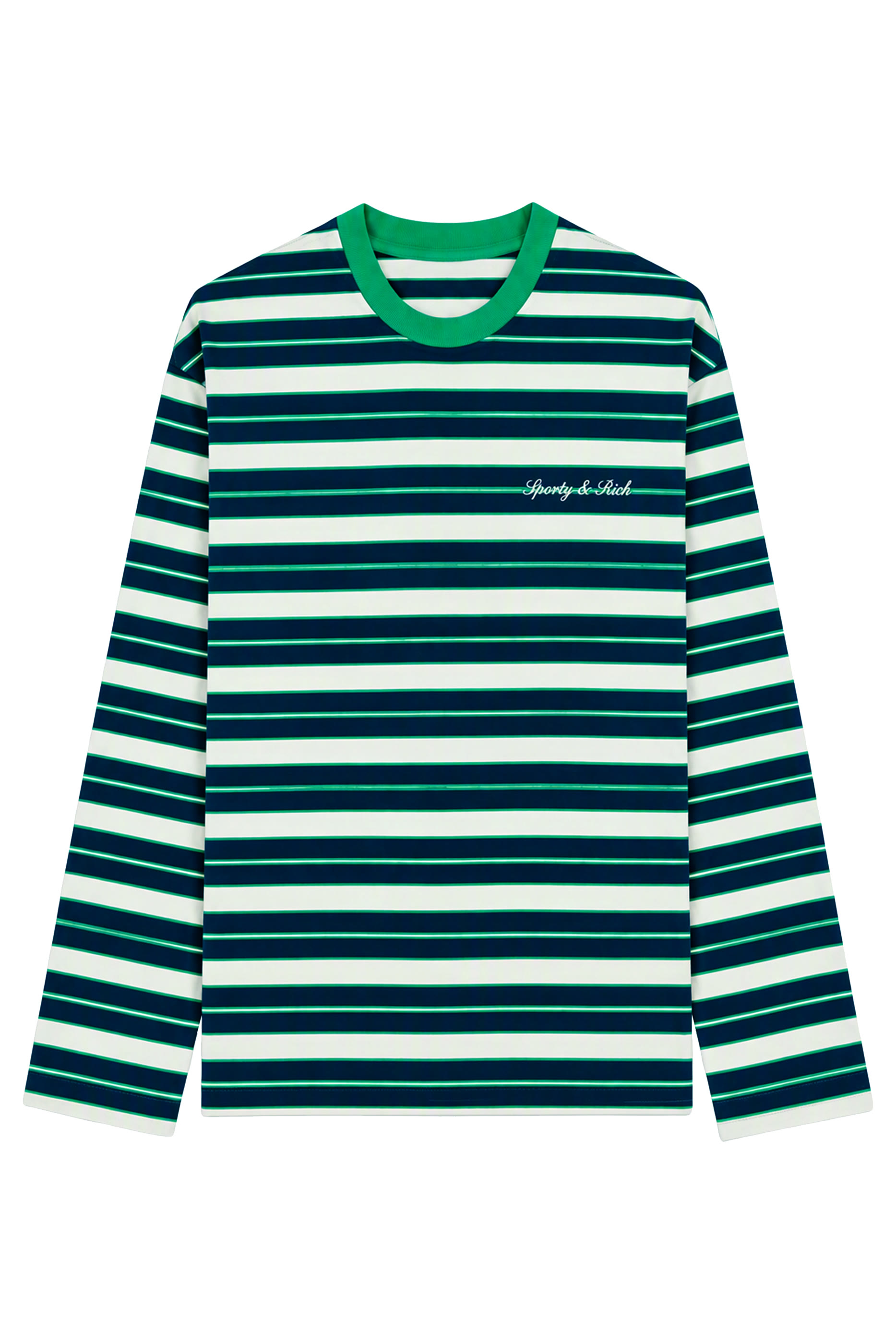 Signature Logo Easy Longsleeve Striped T-Shirt 