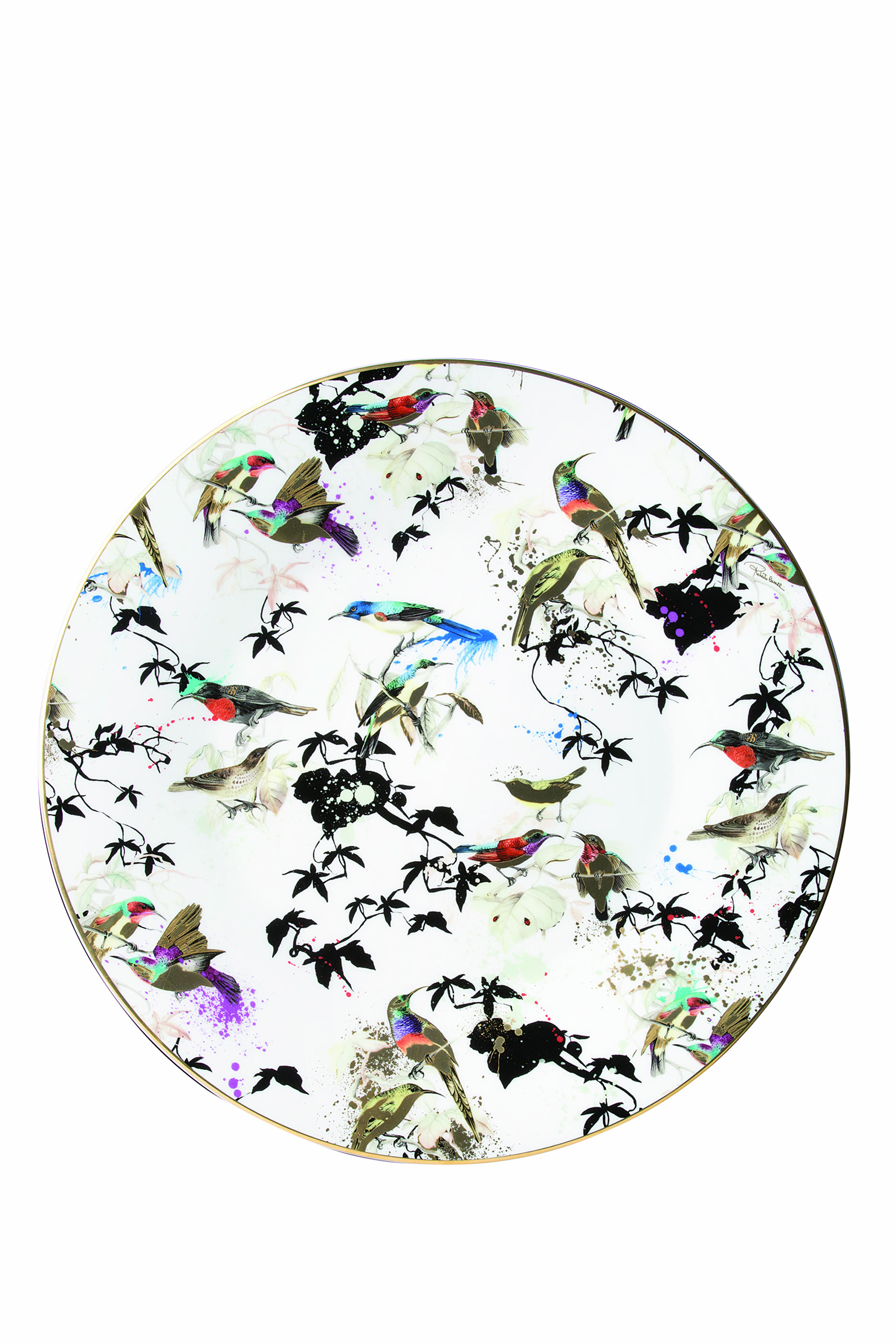 Garden&rsquo;s Birds Charger Plate