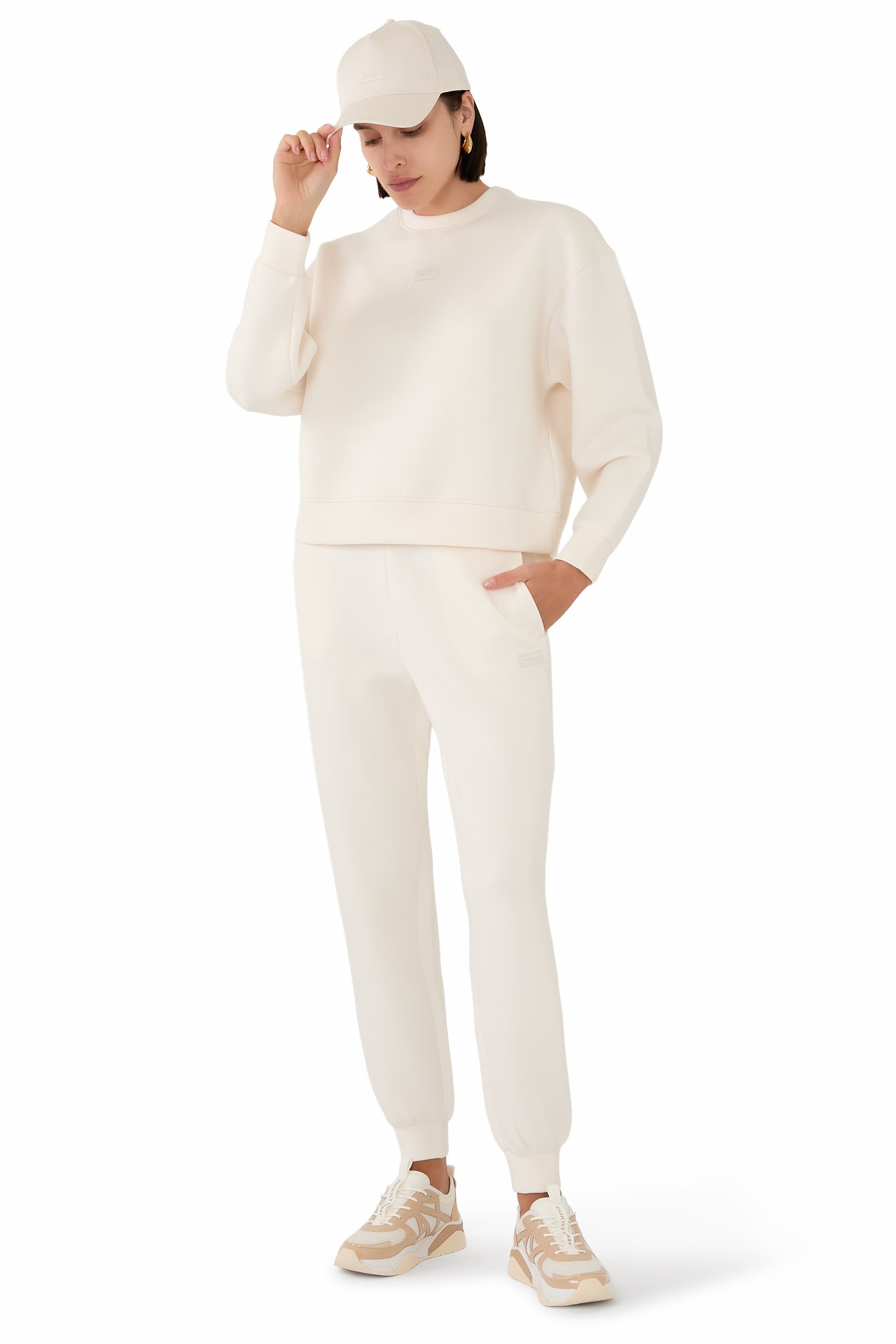 AX Logo Crew Neck Sweatshirt