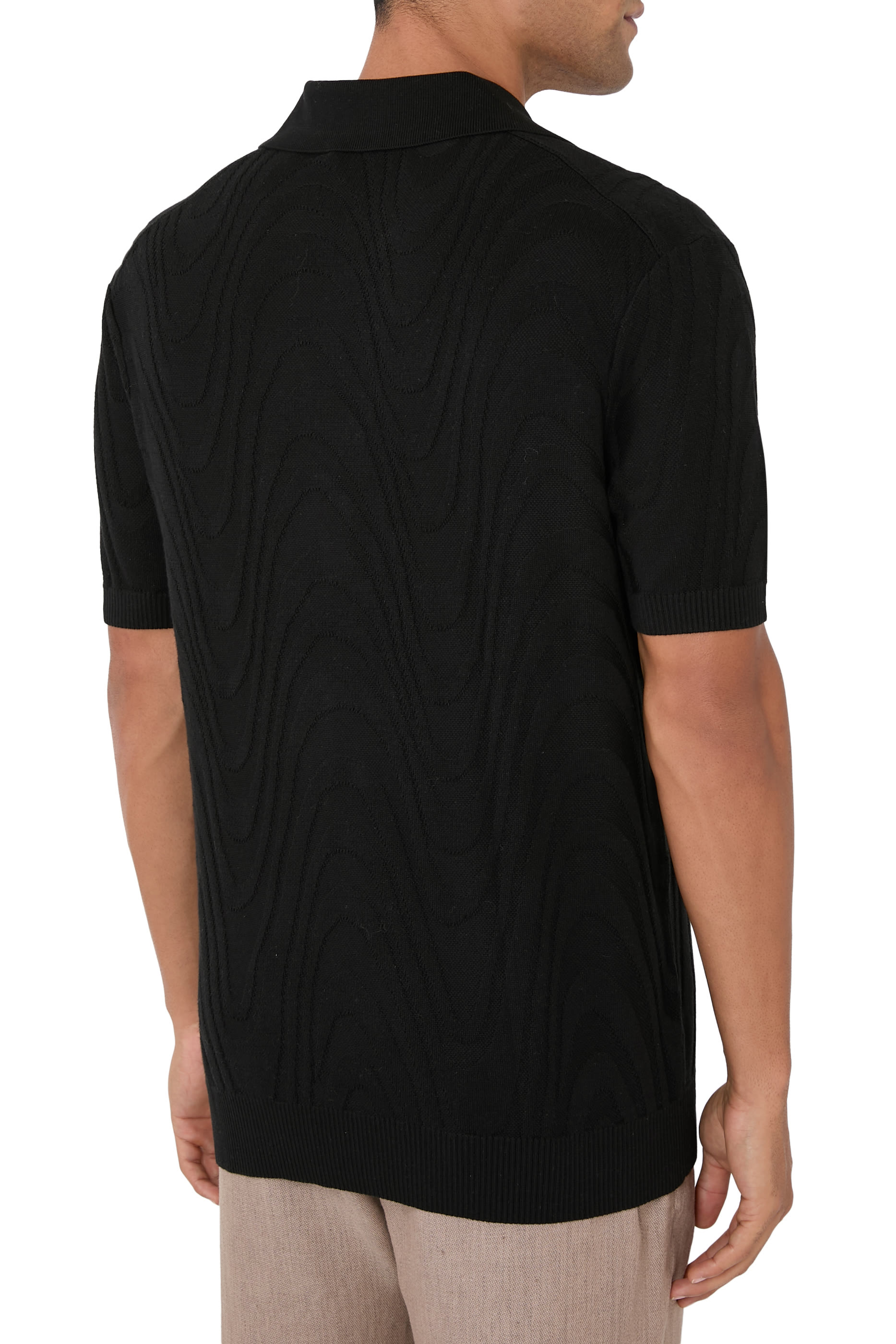 Rino Cotton-Silk Polo Shirt